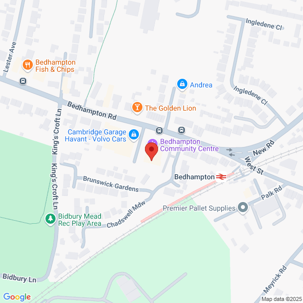 Map of Cambridge Garage Havant located in 23 Bedhampton Road Havant, PO9 3ES
