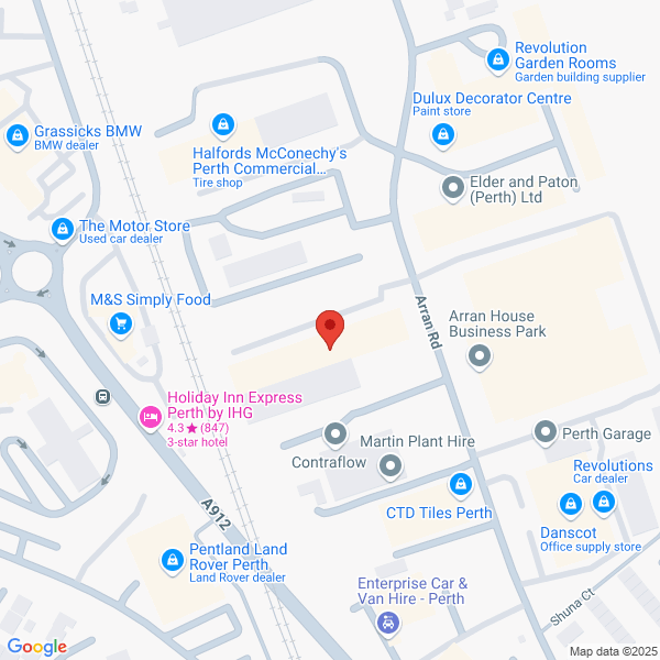 Map of Camerons located in Arran Road
 North Muirton PERTH, PH1 3DZ