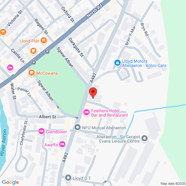 Map of Lloyd Motors Aberaeron located in Alban Square ABERAERON, SA46 0AQ