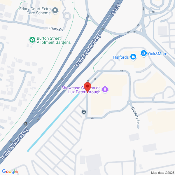 Map of Marshall Peterborough located in 7 Mallory Road
 Boongate PETERBOROUGH, PE1 5AU