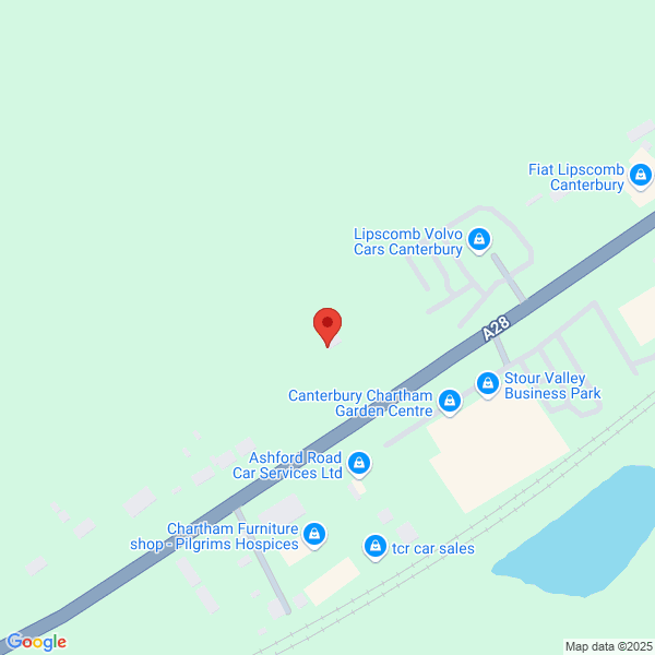 Map of Lipscomb Canterbury located in Nordic House,  Ashford Road
 Chartham CANTERBURY, CT4 7HH