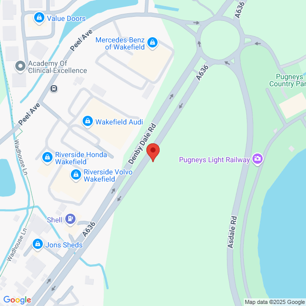Map of Riverside Wakefield located in Calder Park
 Peel Avenue Wakefield, WF2 7UA