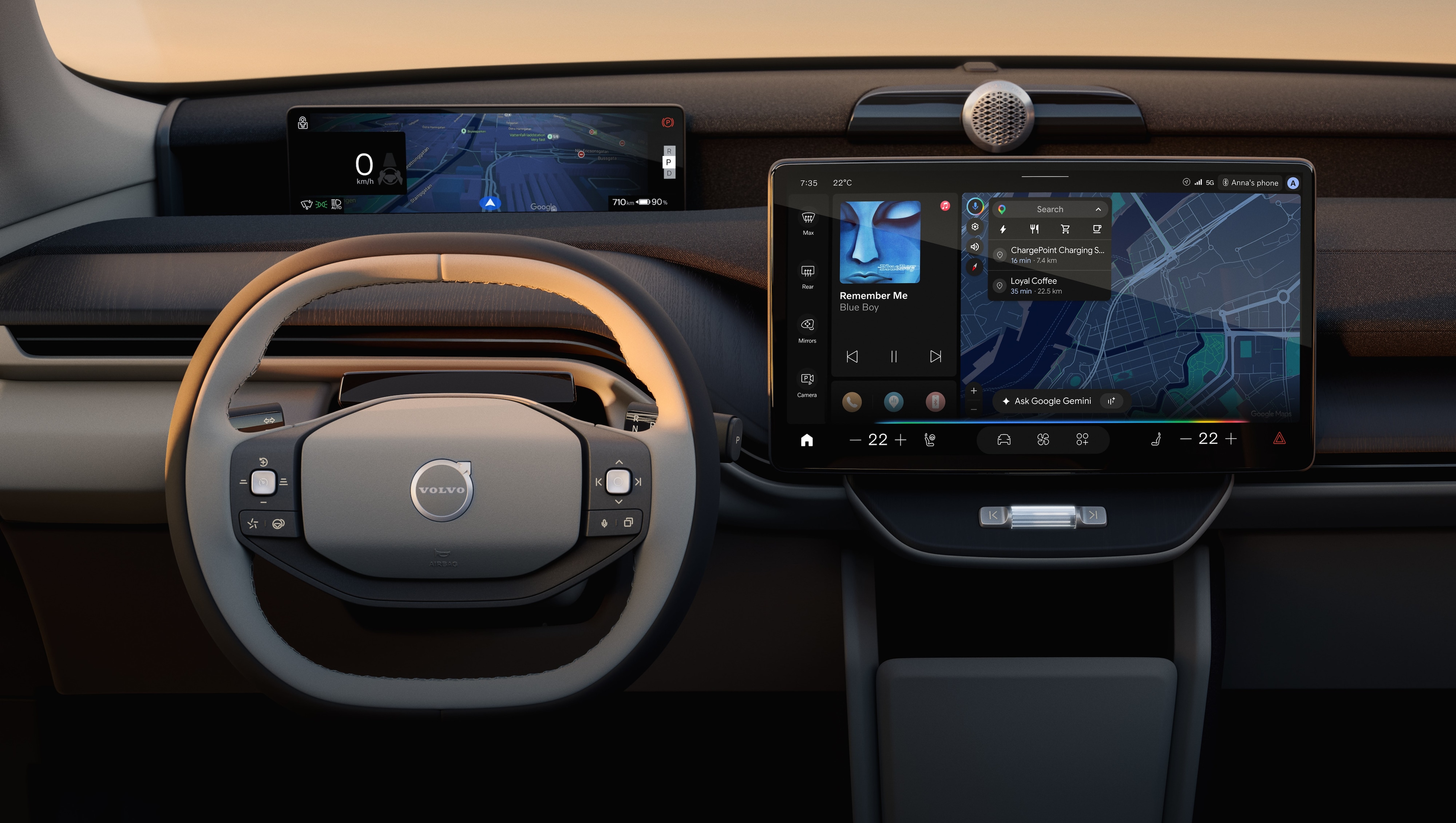 Volvo Cars inicia implementação do Google Gemini em seus veículos
