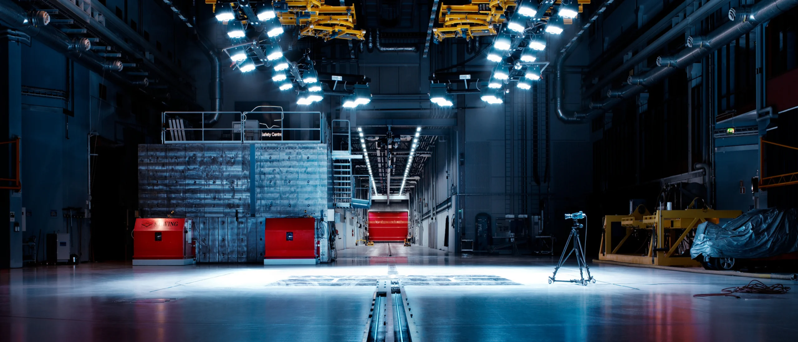 Interiorul unei uzine de testare a Volvo Cars