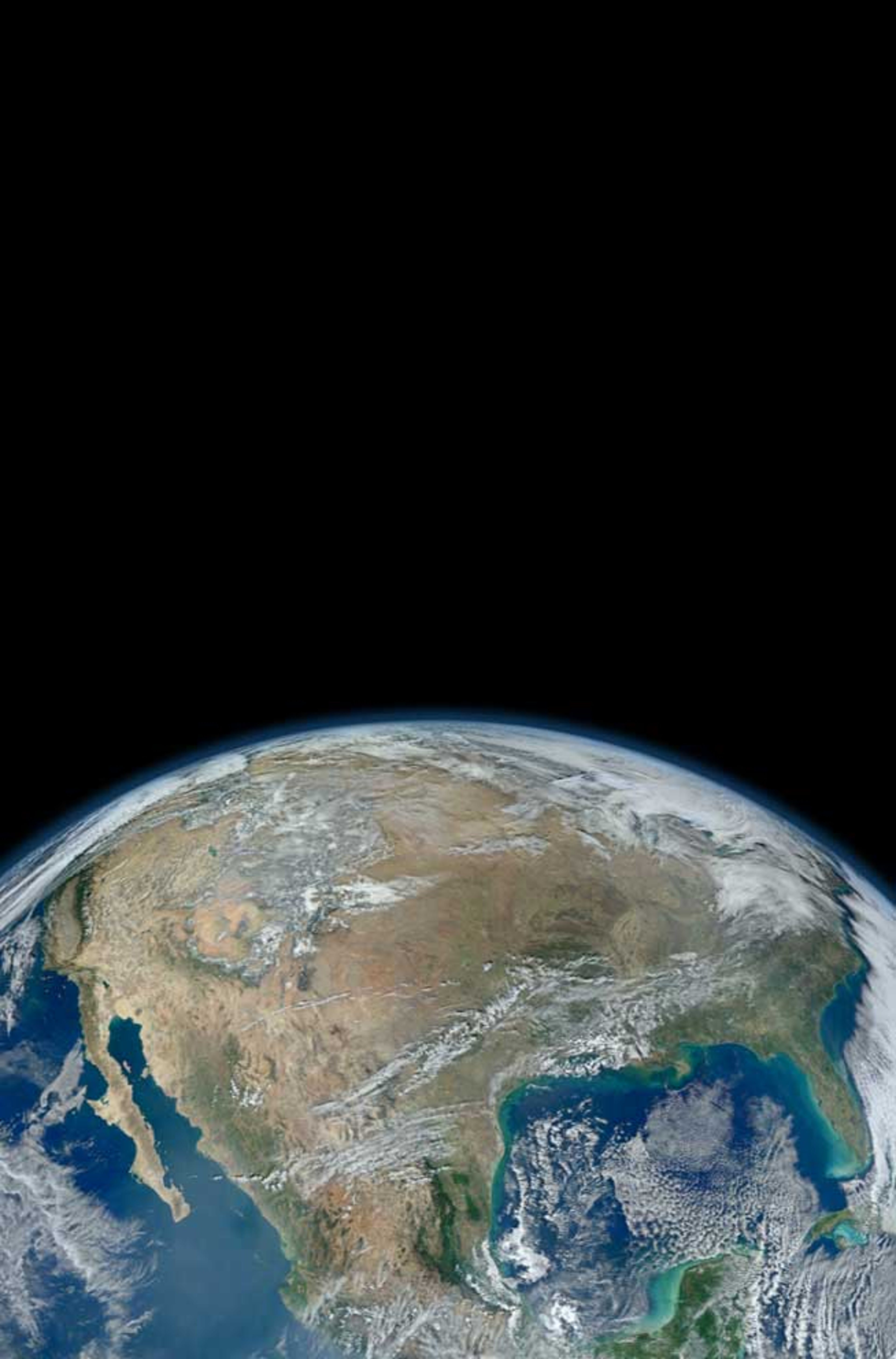 La Terre vue de l'espace.