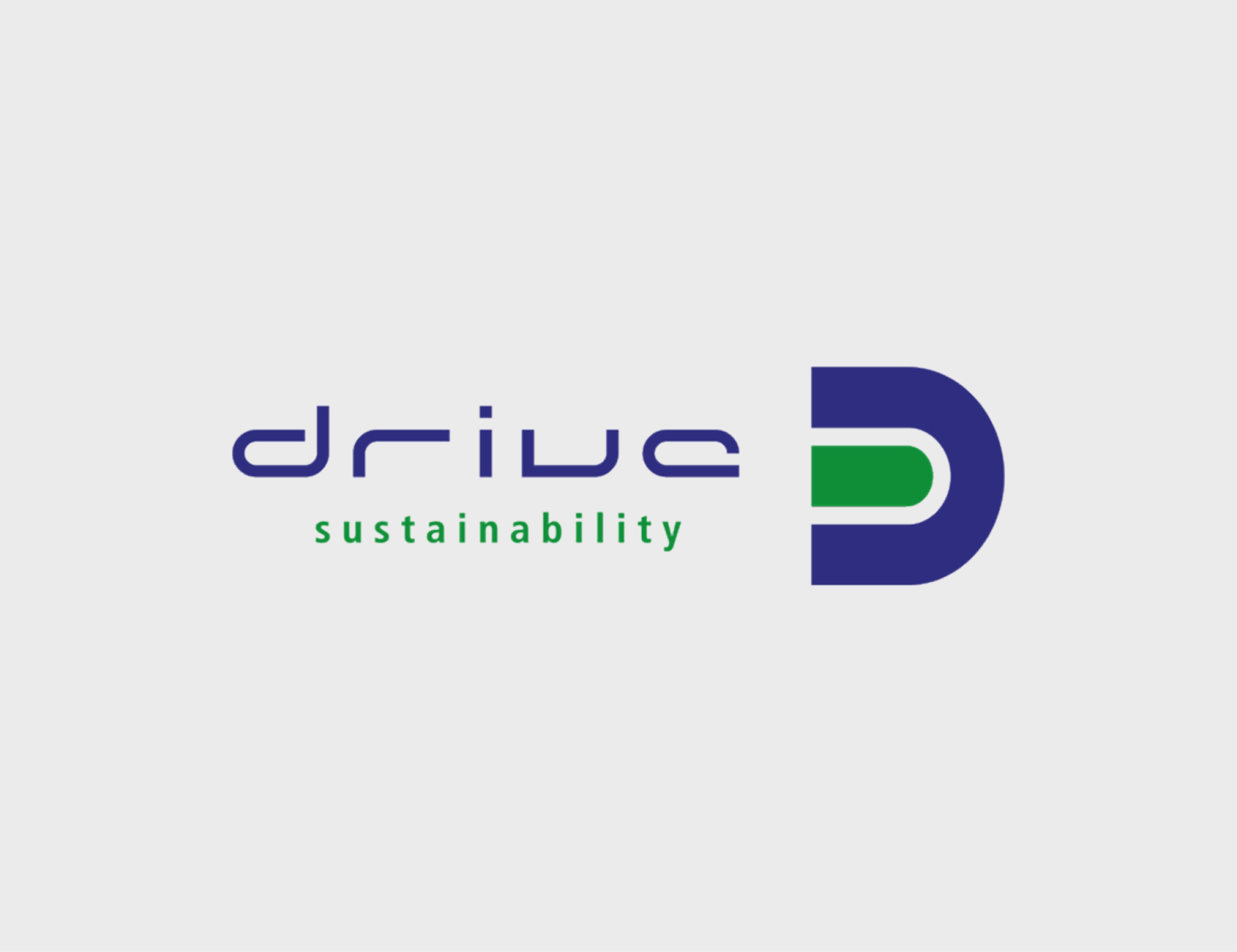 A logo of Drive Sustainability.