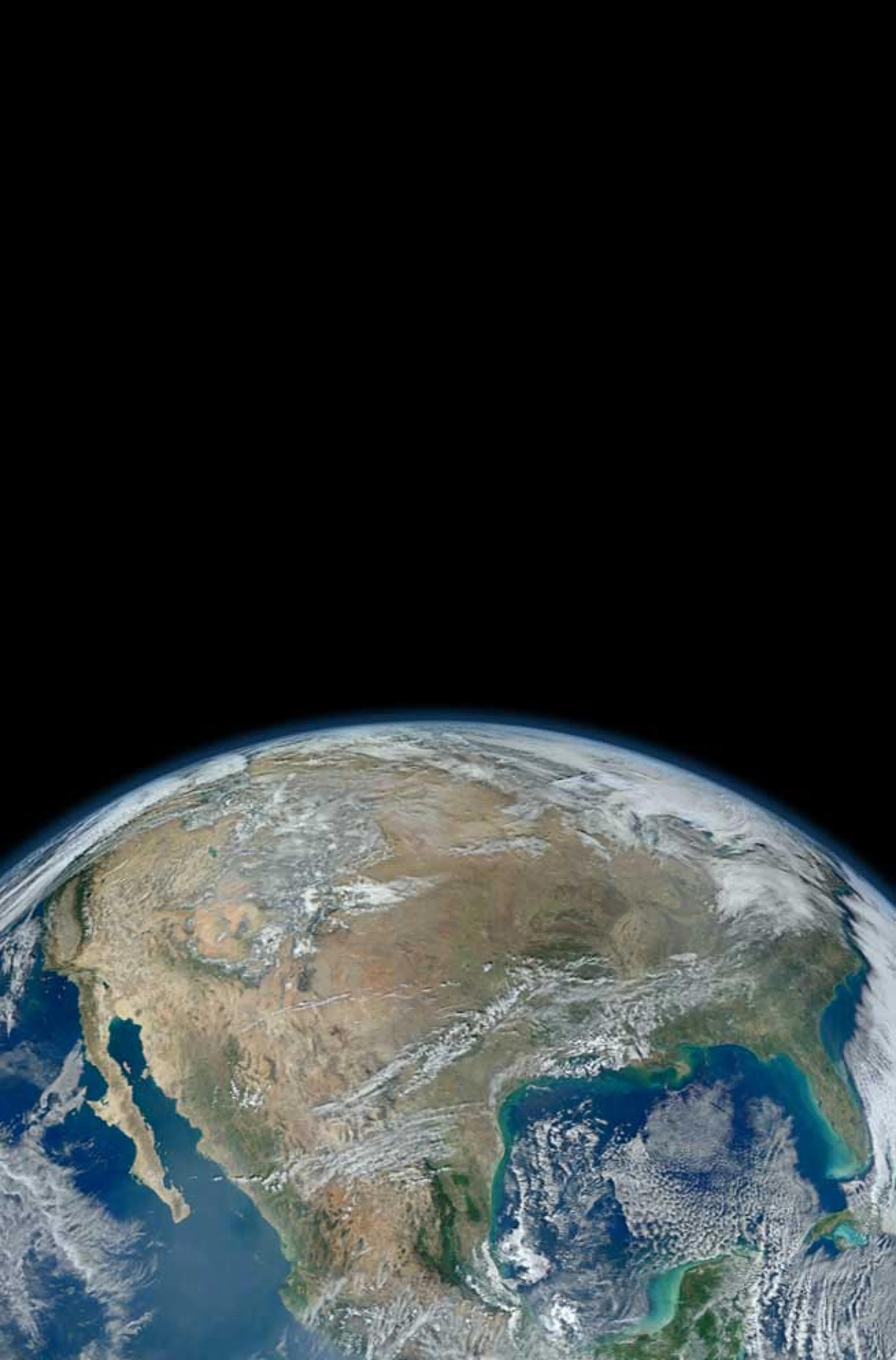 Planet earth seen from space.