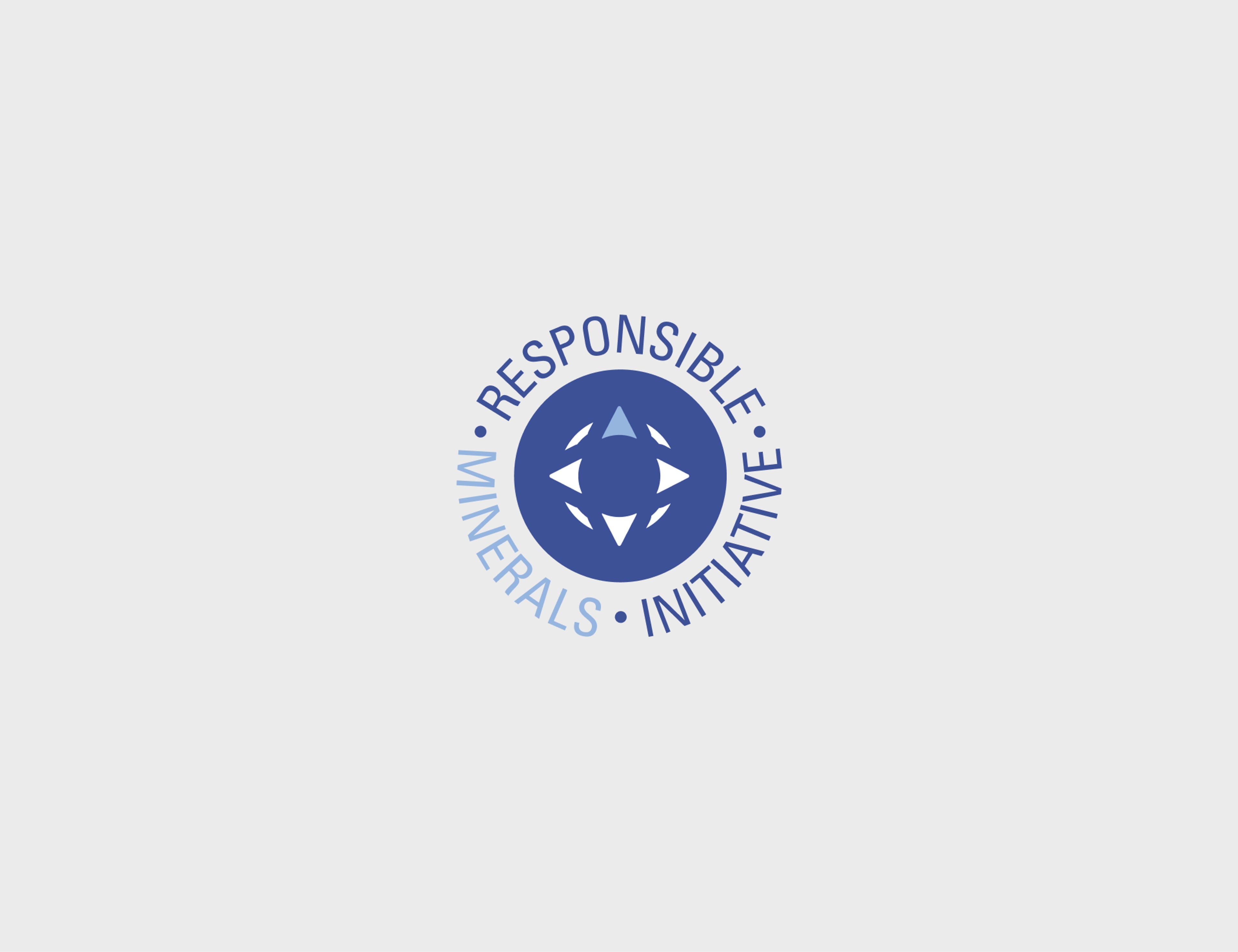 A logo of Responsible Minerals Initiative.