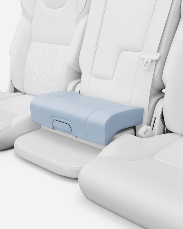 Visual of integrated booster cushion in Volvo XC90 SUV