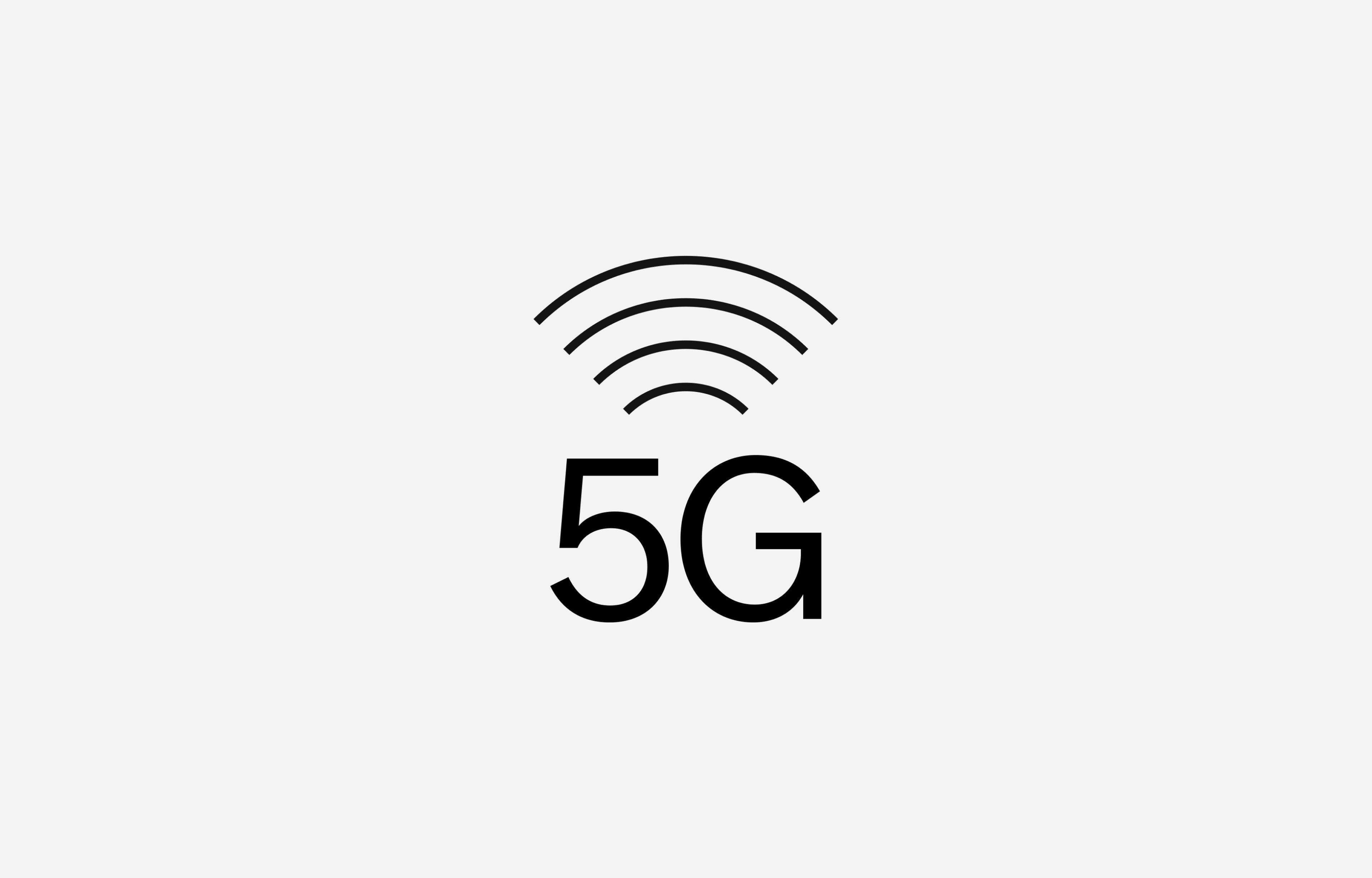 Image of the 5G logo giving you real-time connection in the Volvo EX30.
