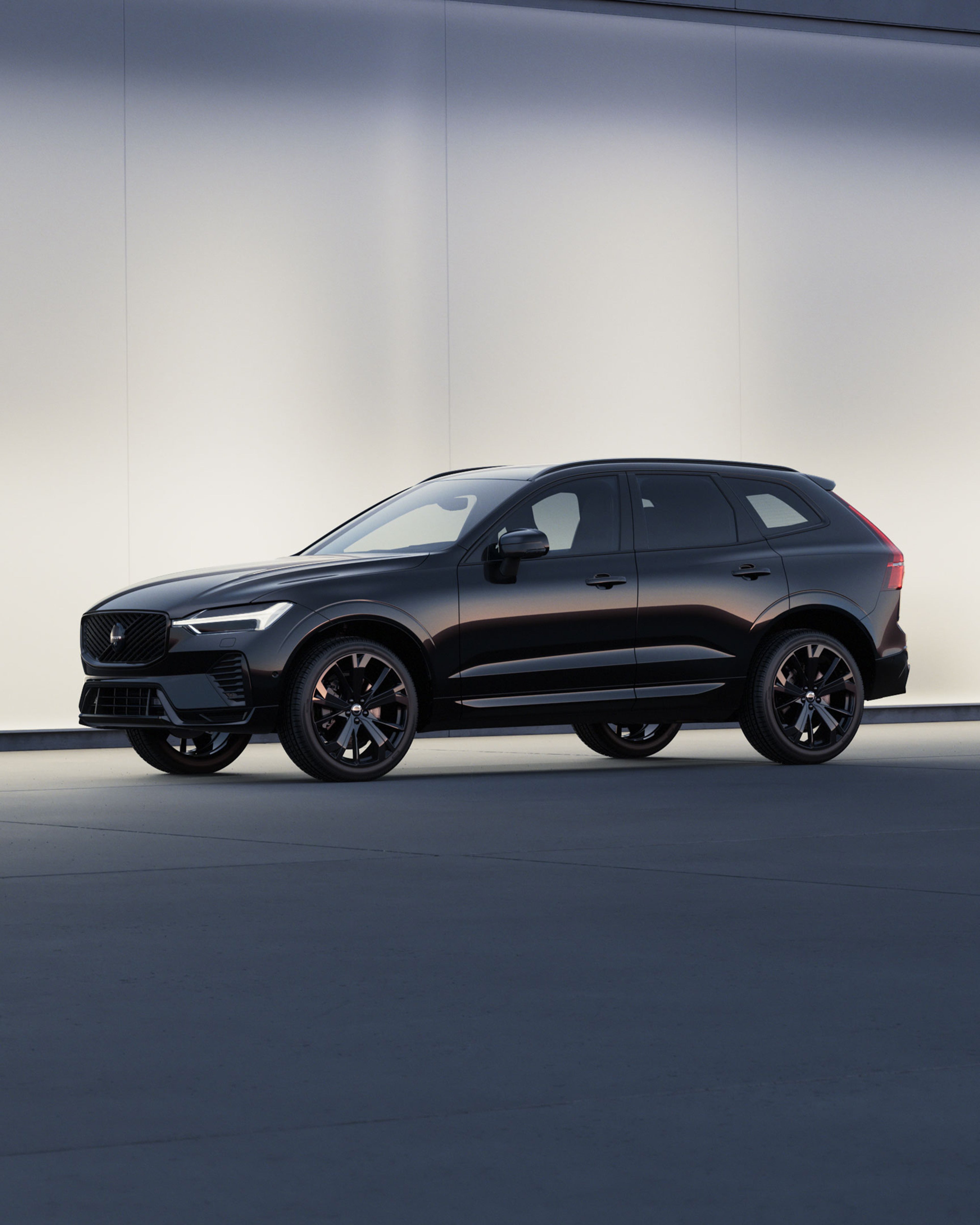 Vue avant de la XC60 Mild Hybrid Black Edition