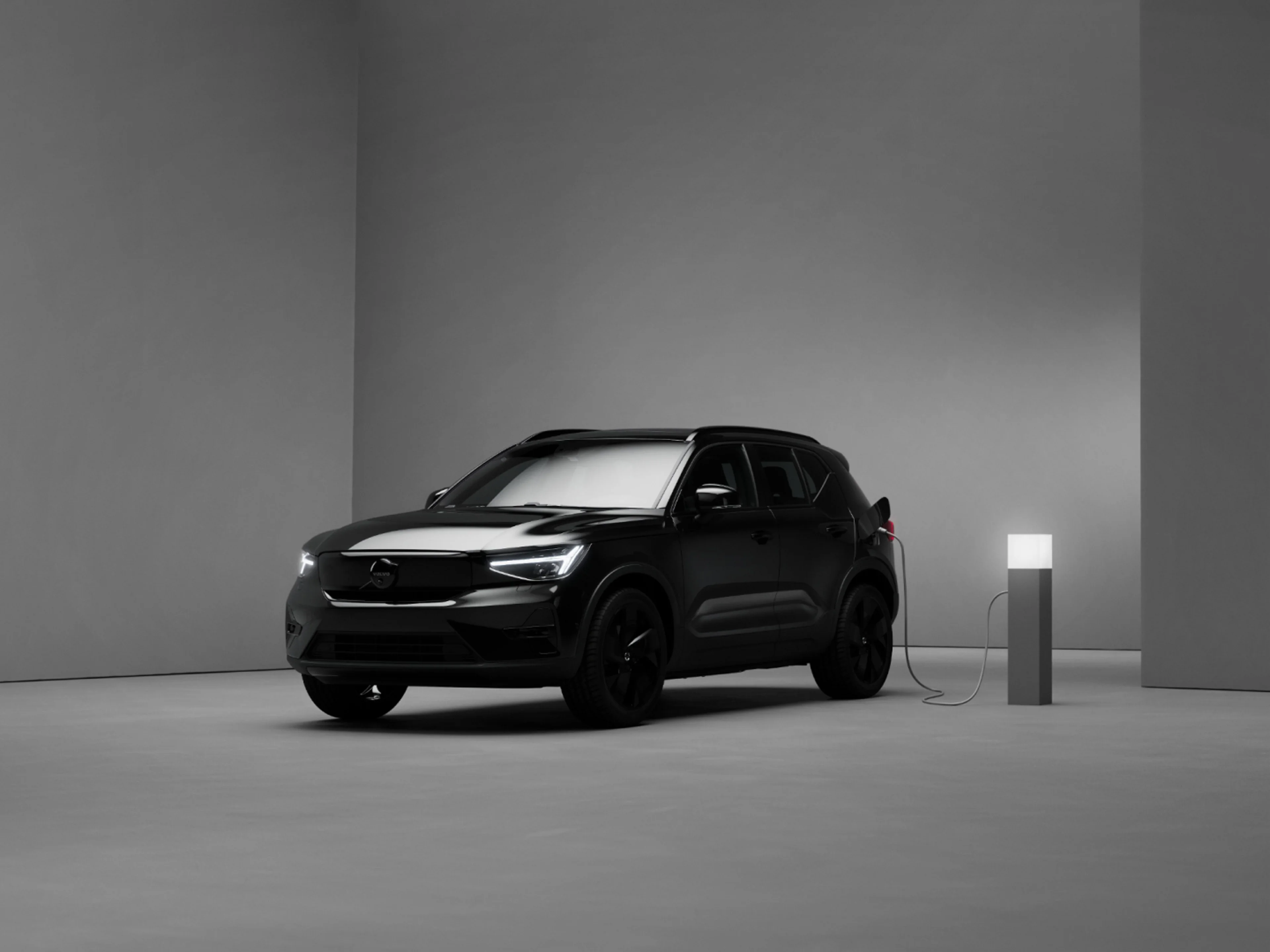 Den helelektriske Volvo EC40 Black Edition.
