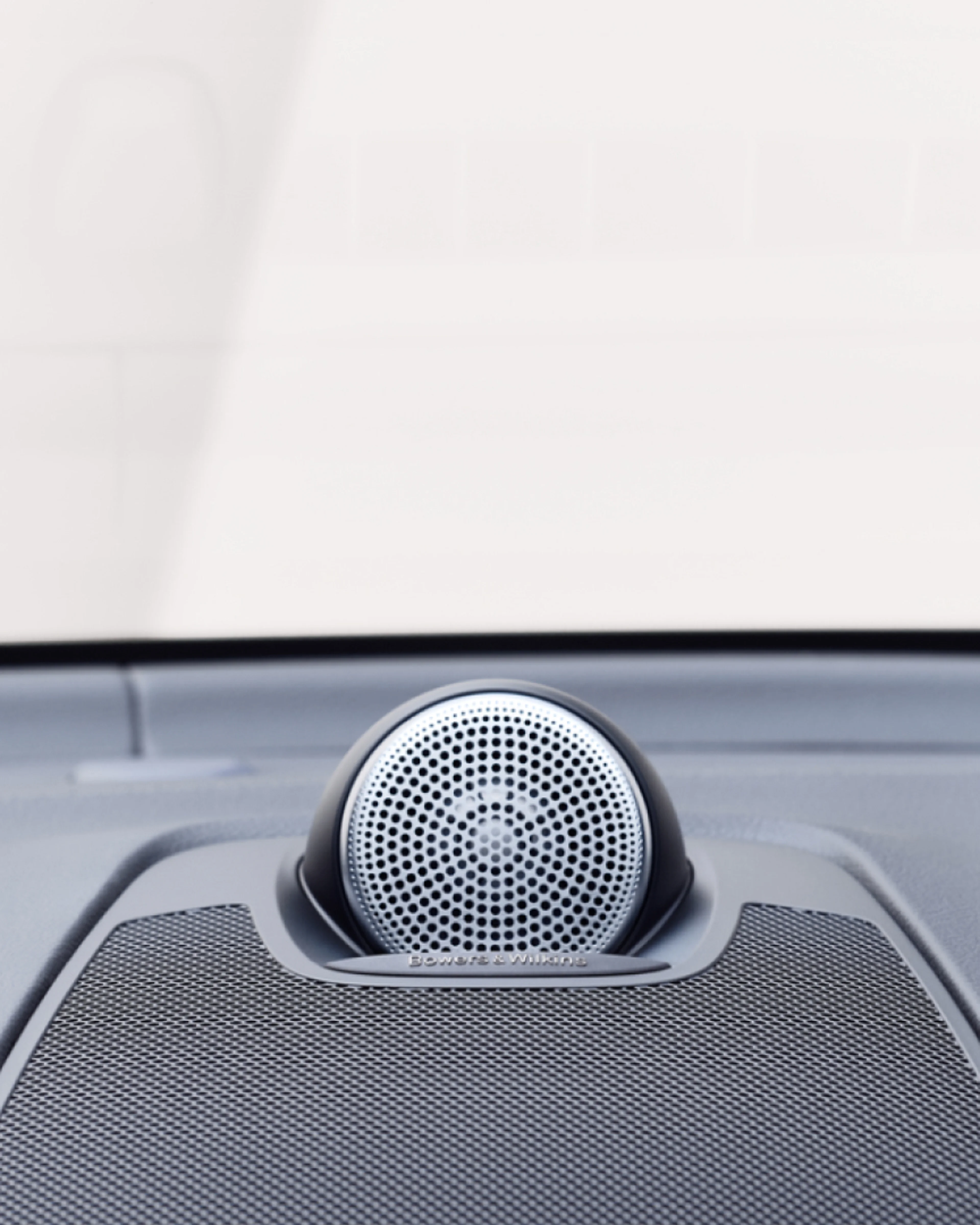Bowers & Wilkins speakers inside a Volvo XC60 plug-in hybrid.