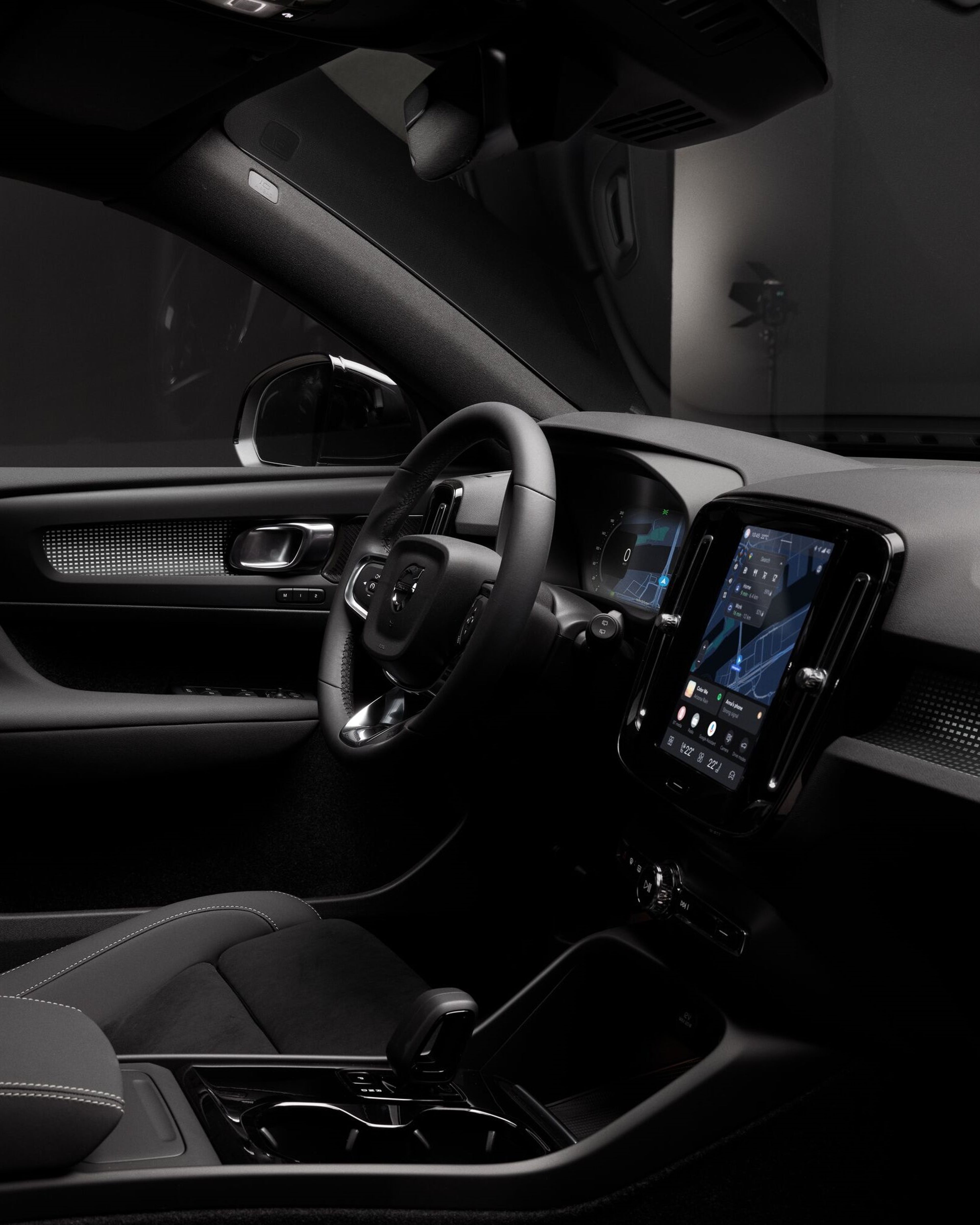 Interior of Volvo XC40 Black Edition showing dashboard