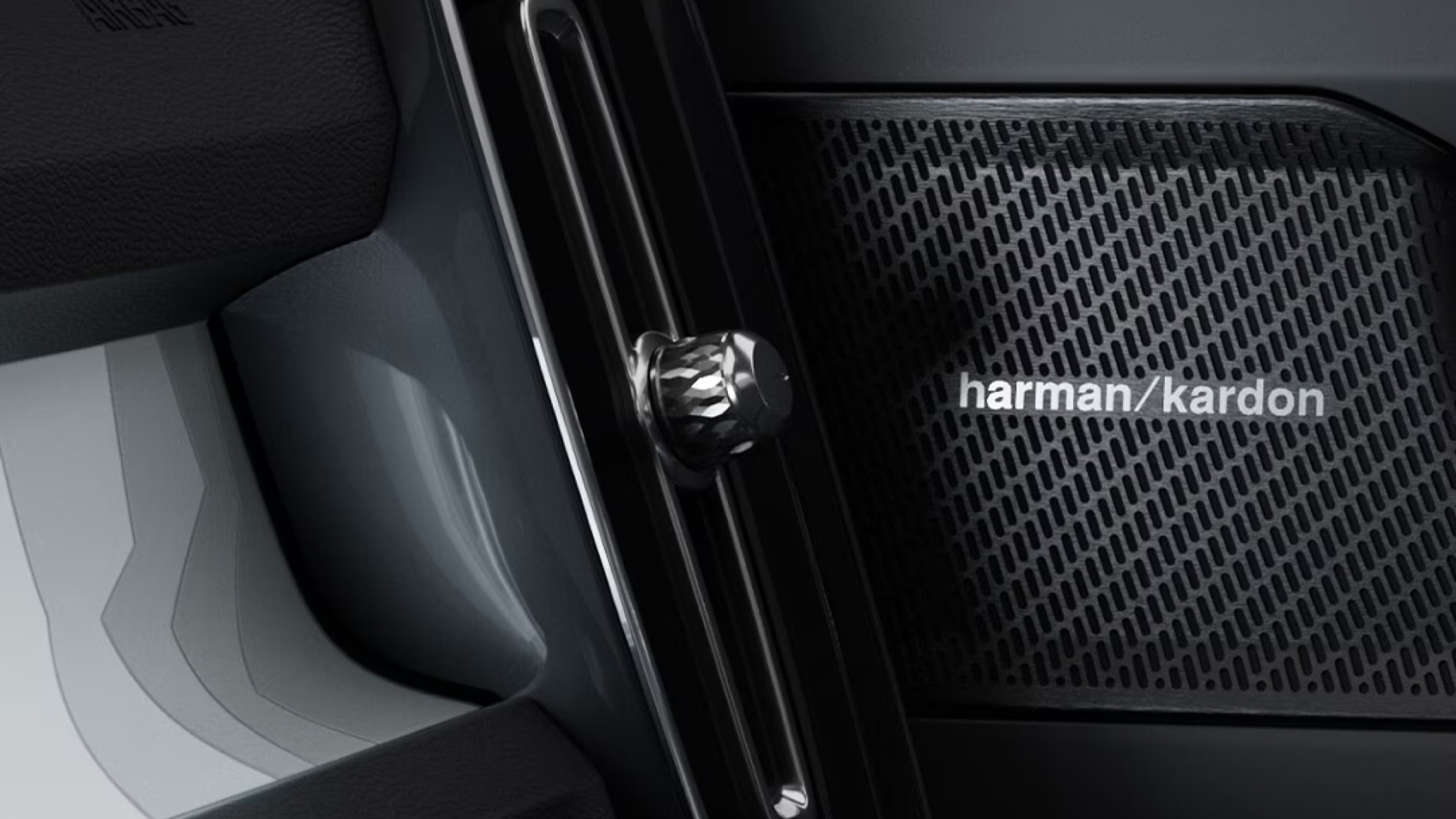 One of the stylish air vents featured in the the Volvo EC40 cabin.