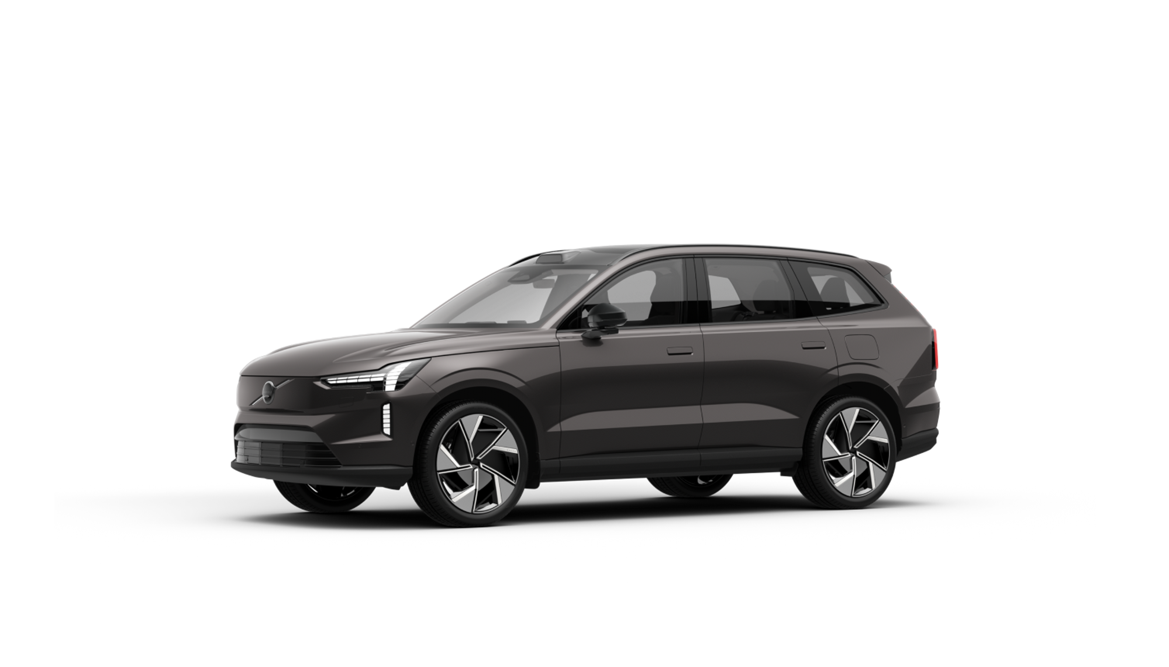 Platinum Grey Volvo EX90 side exterior