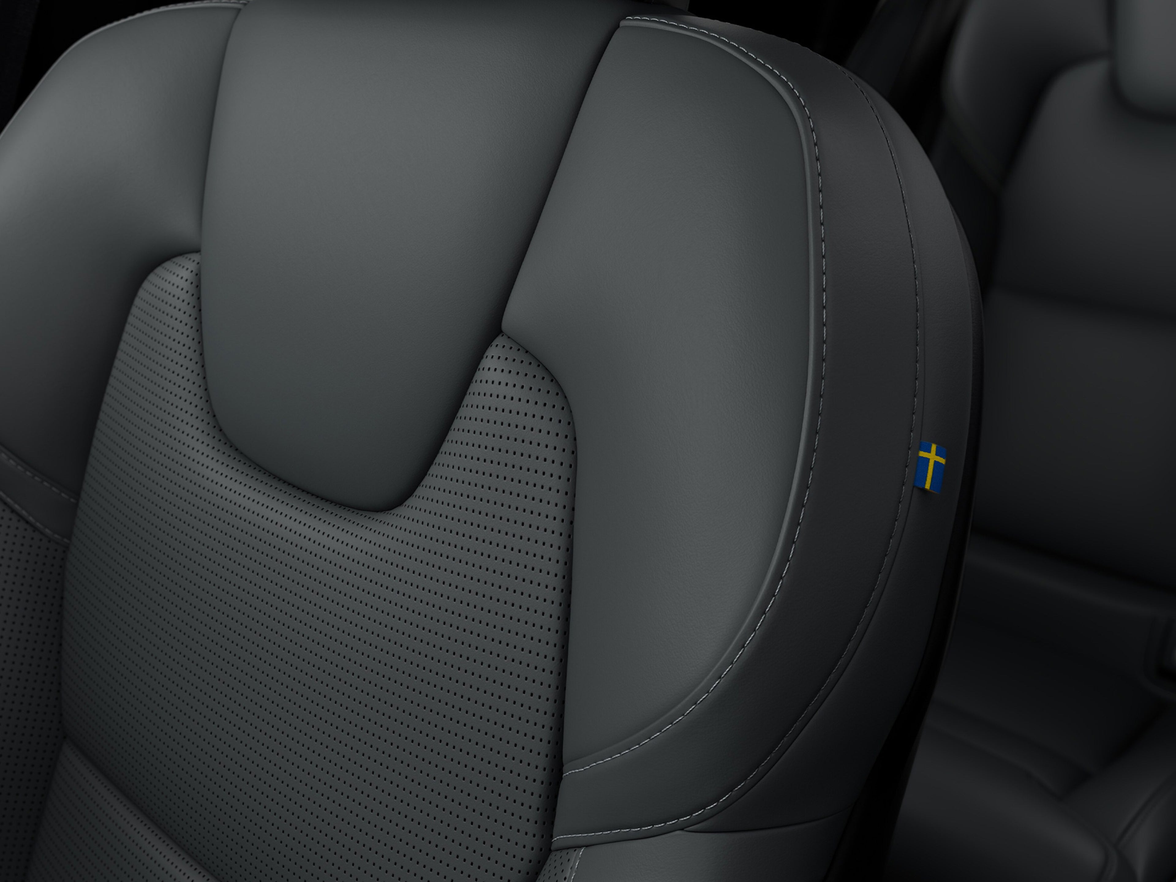 Nappa-leðursæti í Volvo V90 Cross Country.