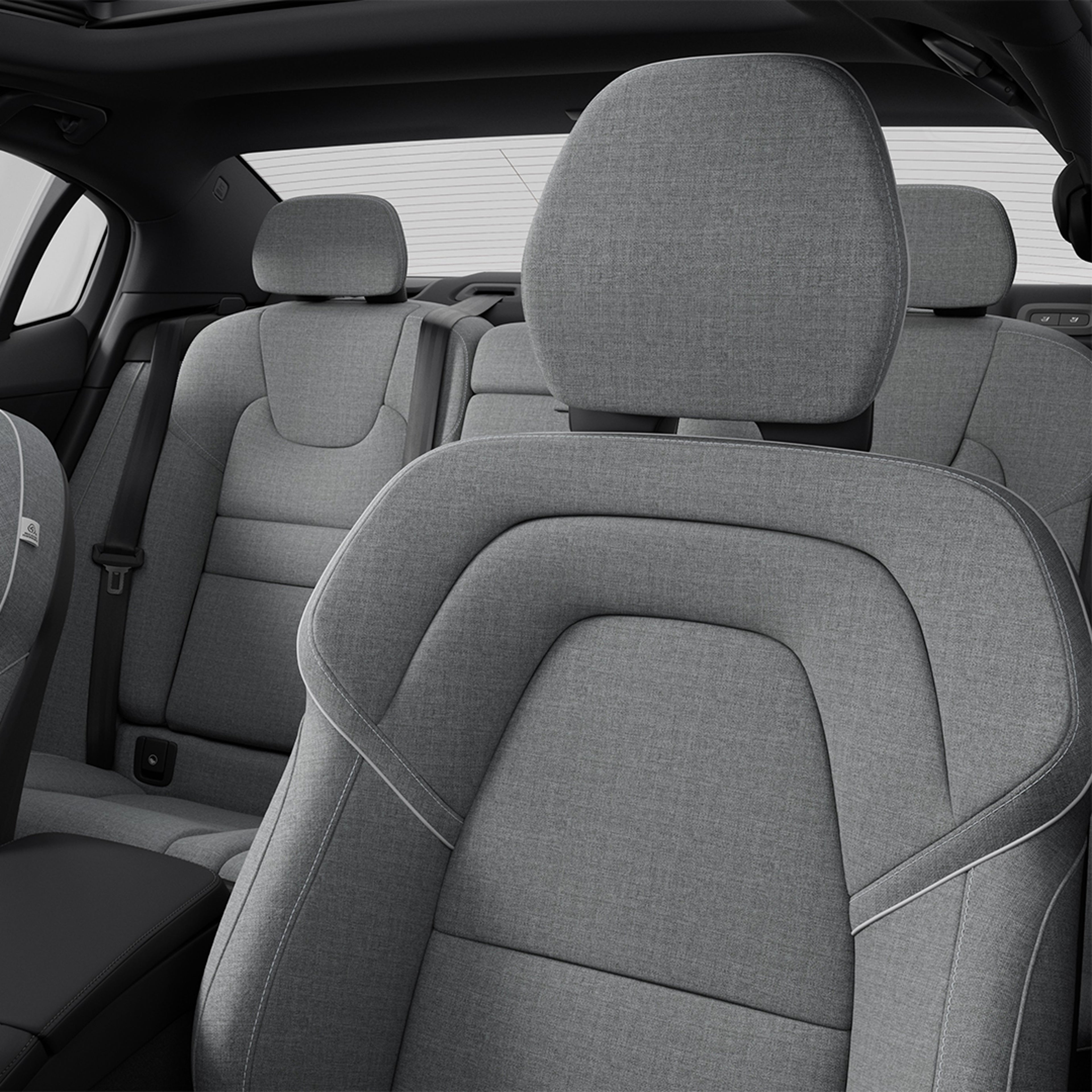 Cabin interior of a Volvo S60 plug-in hybrid.