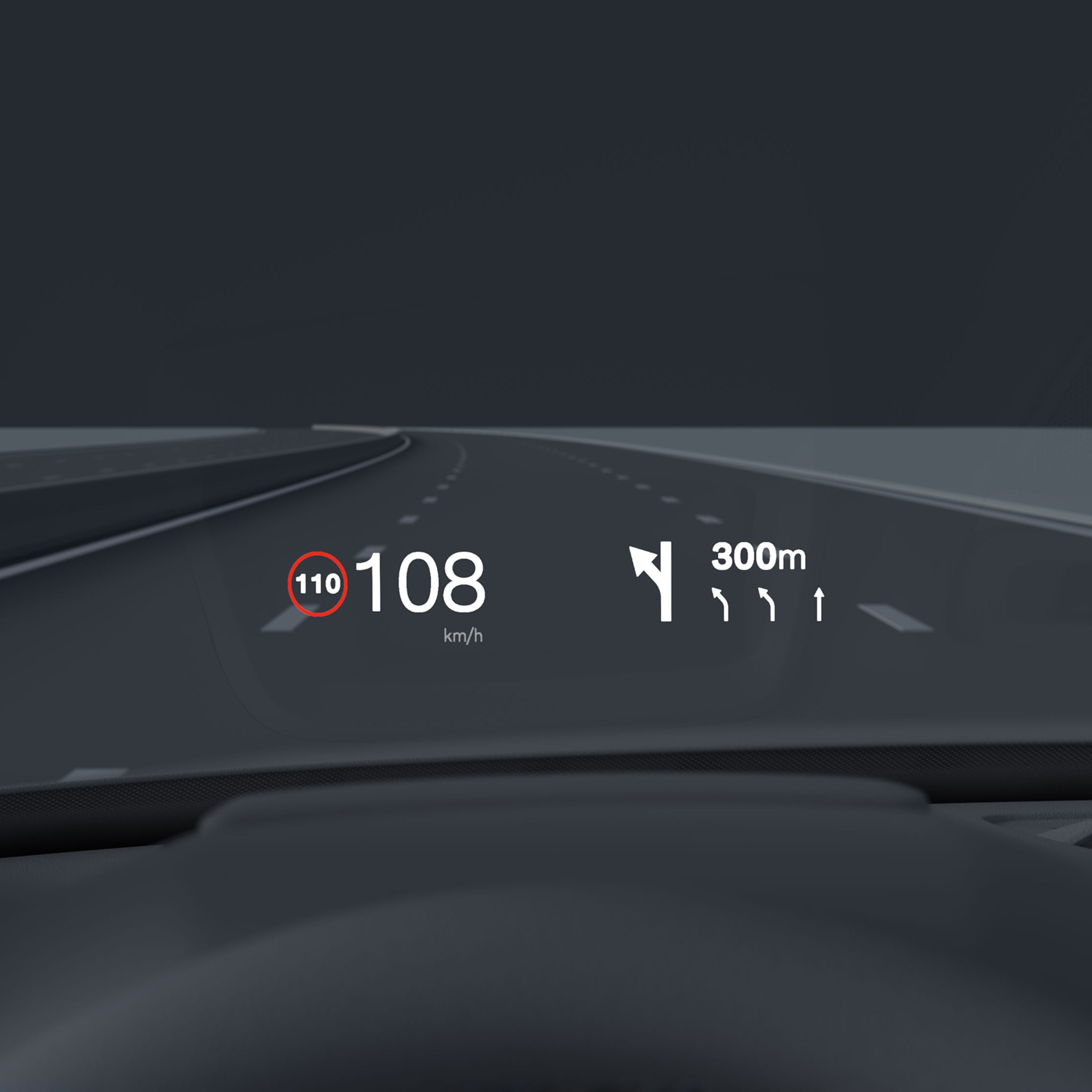 Gros plan de l’écran central du Volvo XC90 présentant la Vue calme