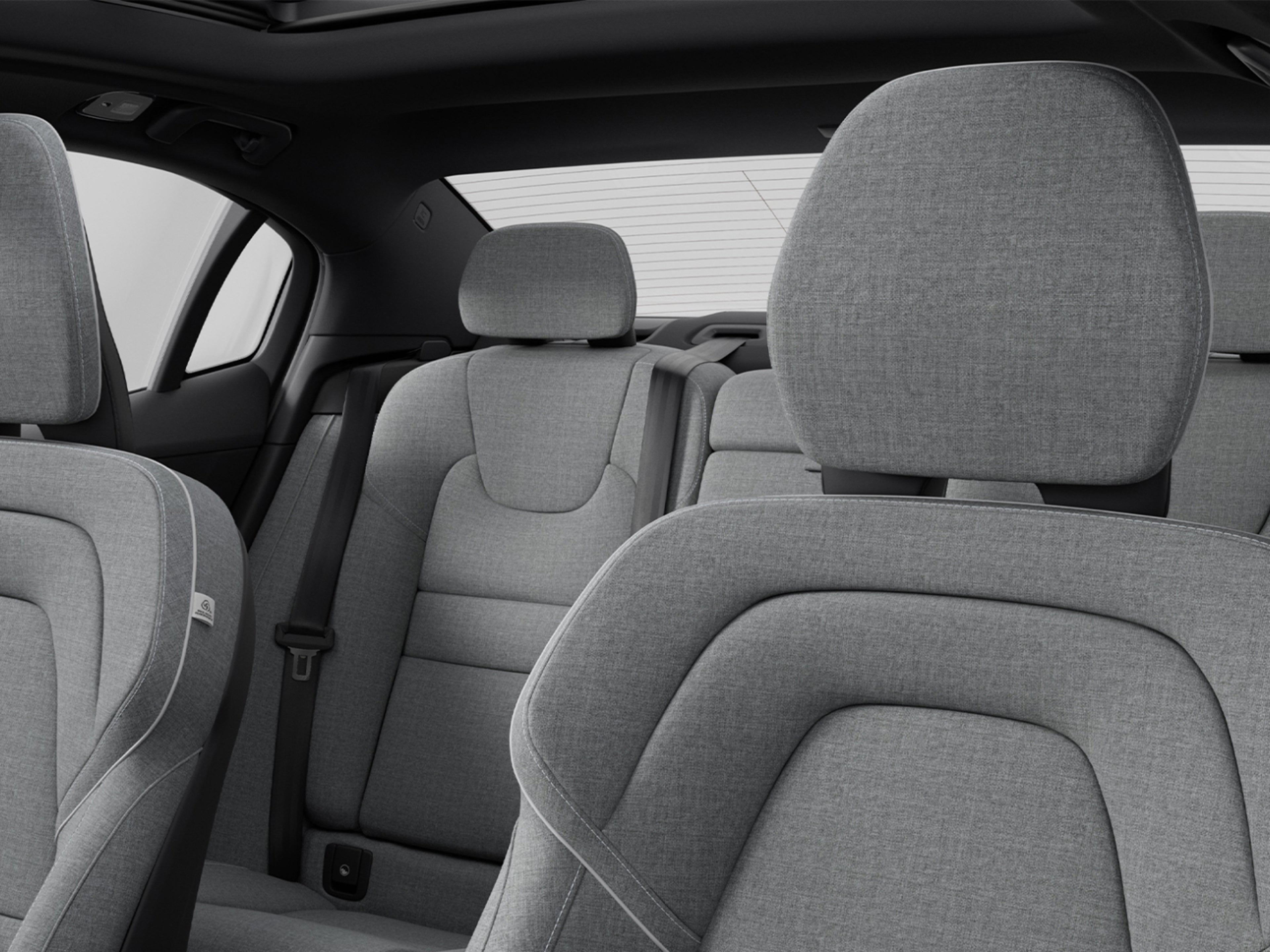 Cabin interior of Volvo S60 Recharge plug-in hybrid.