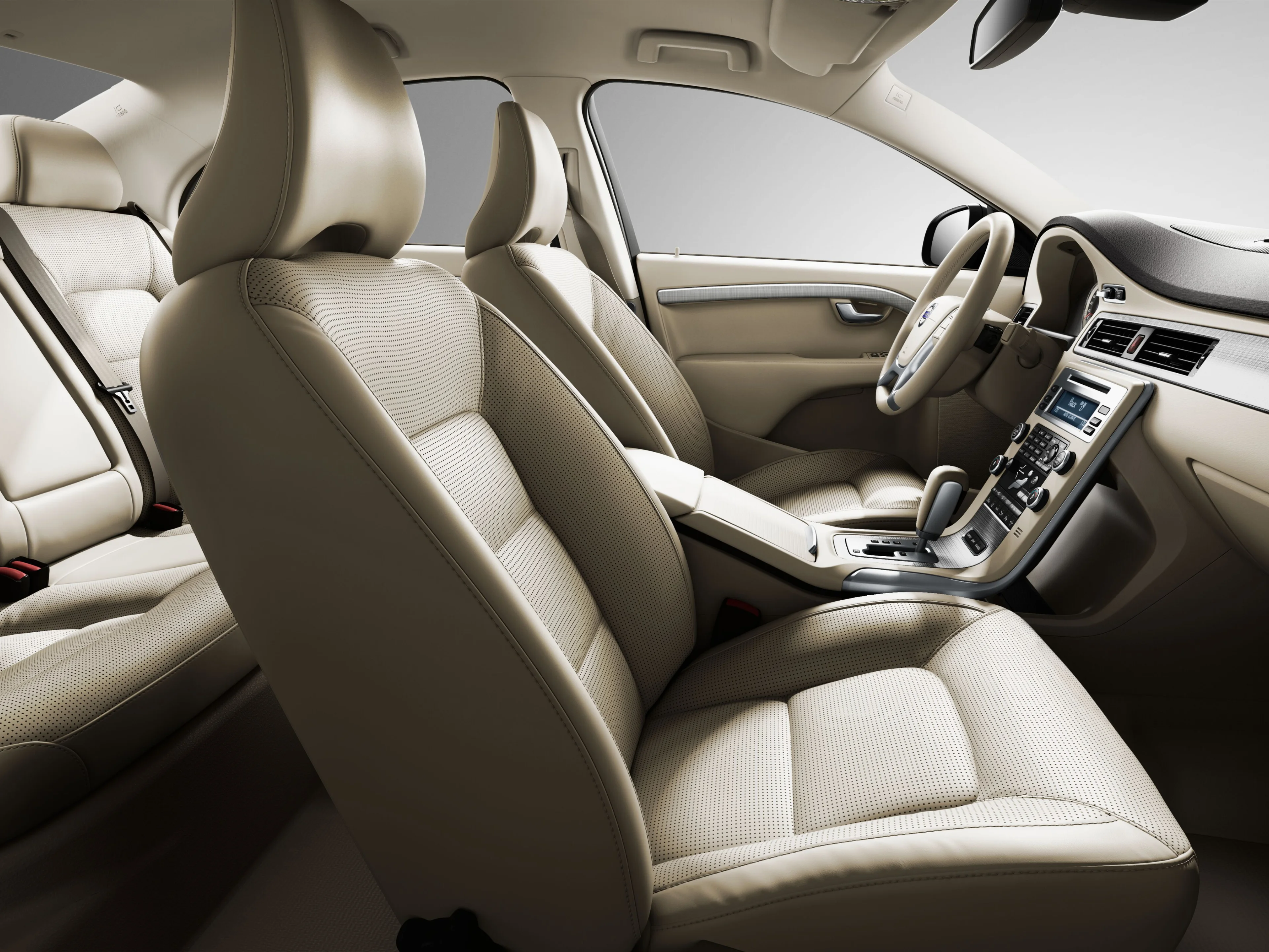 Intérieur d’une Volvo S80.