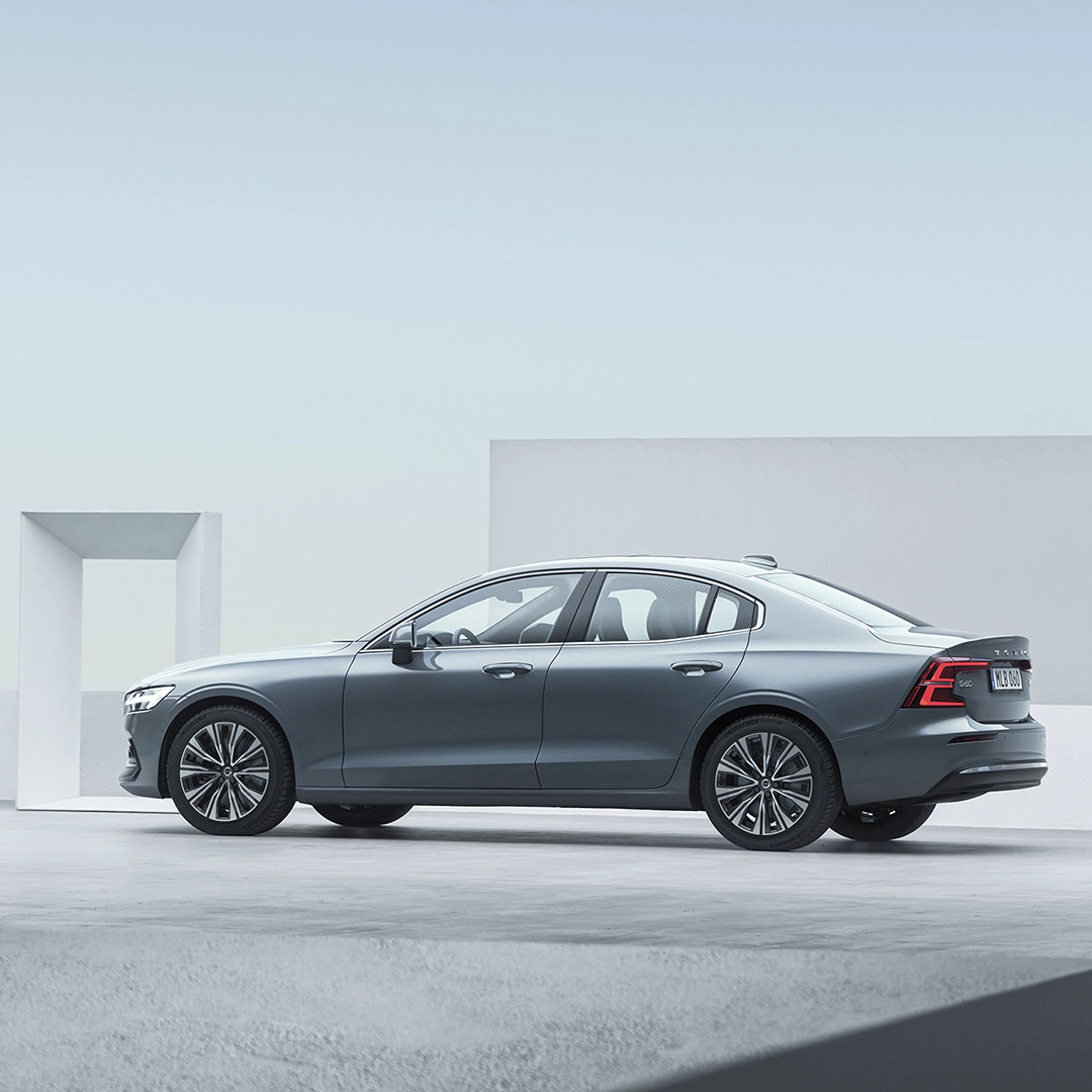 Volvo S60 sedan with driver assistance technology and all-wheel drive.
