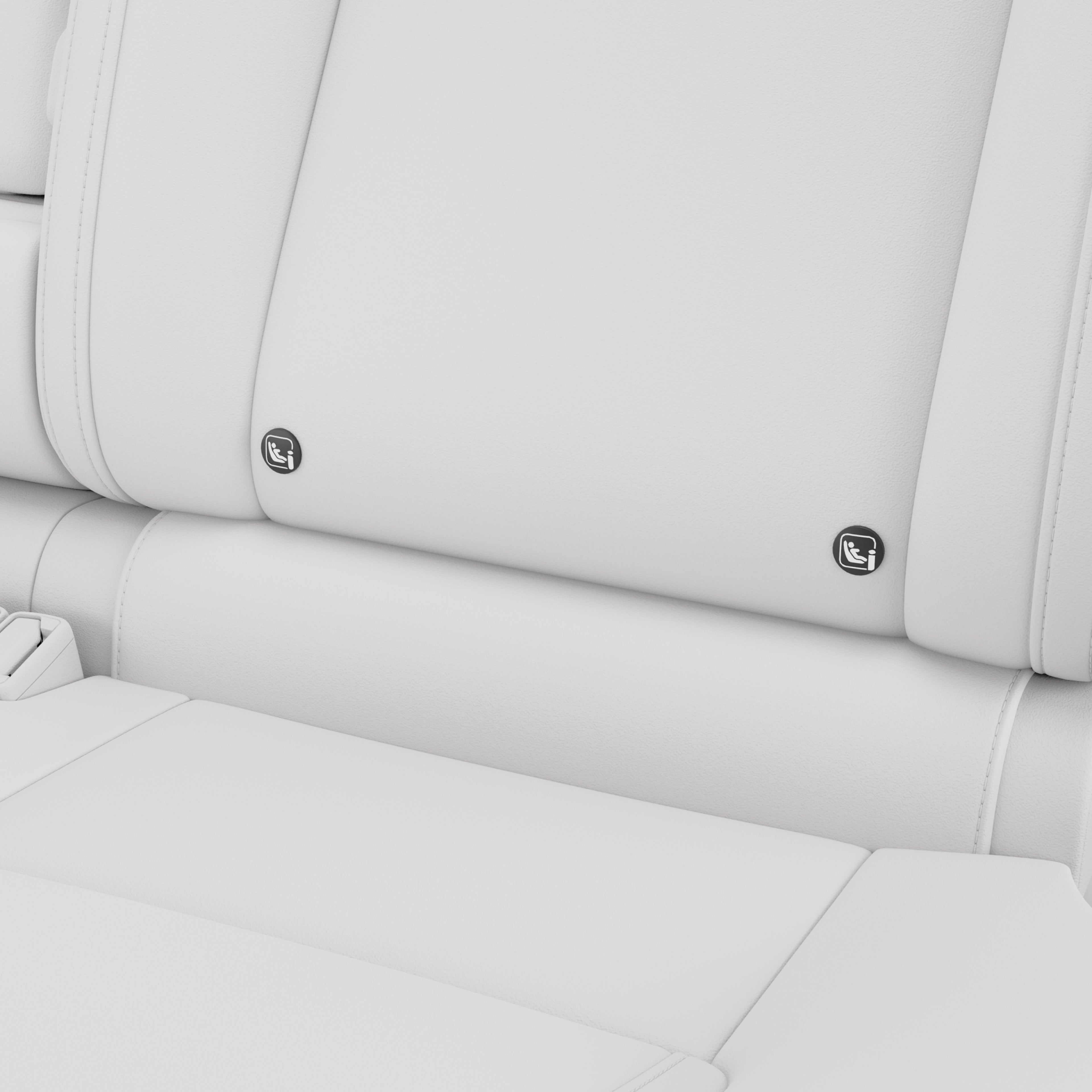 Kindersloten en kinderzitjes in de Volvo ES90.