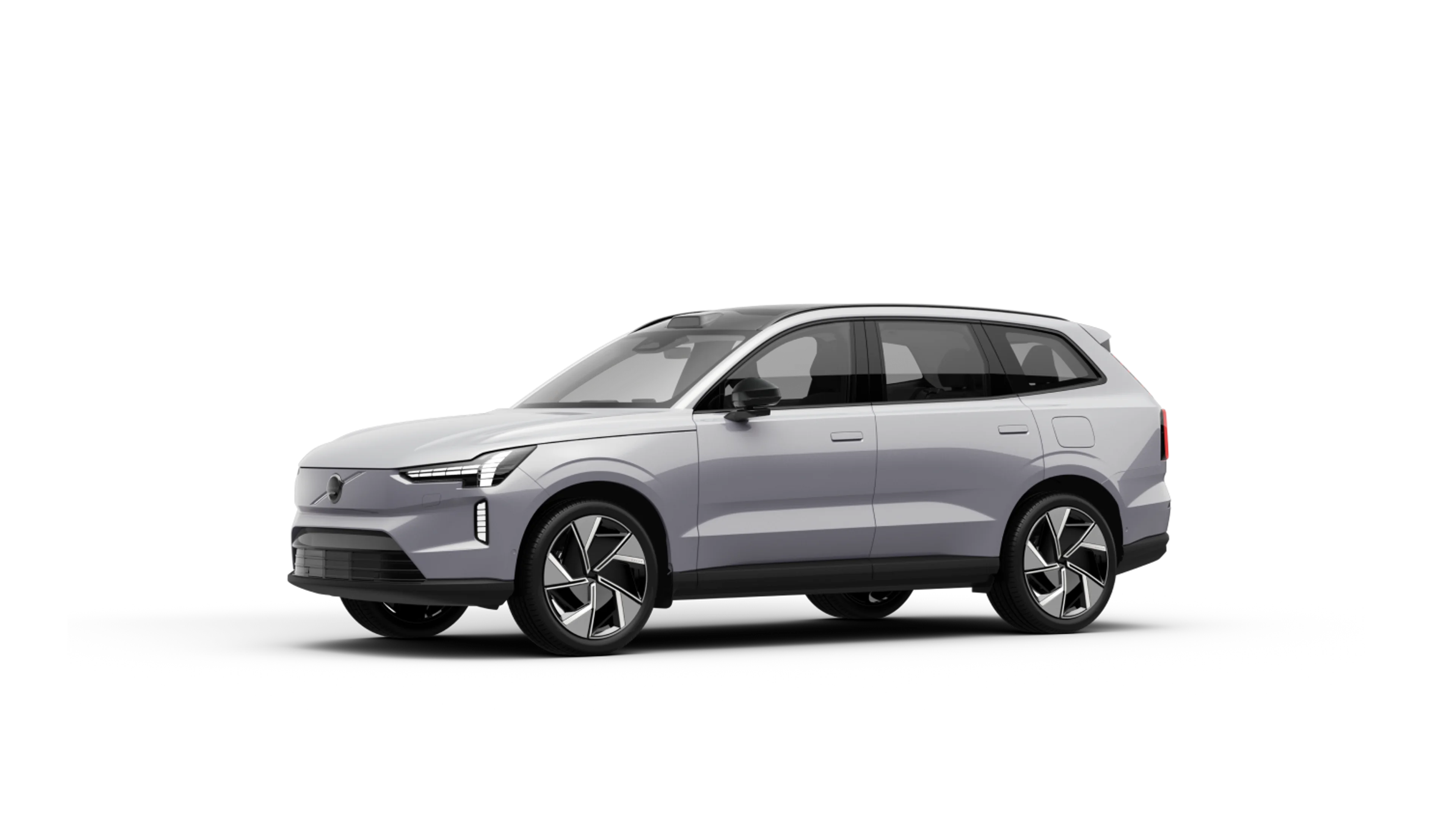 Silver Dawn Volvo EX90 side exterior