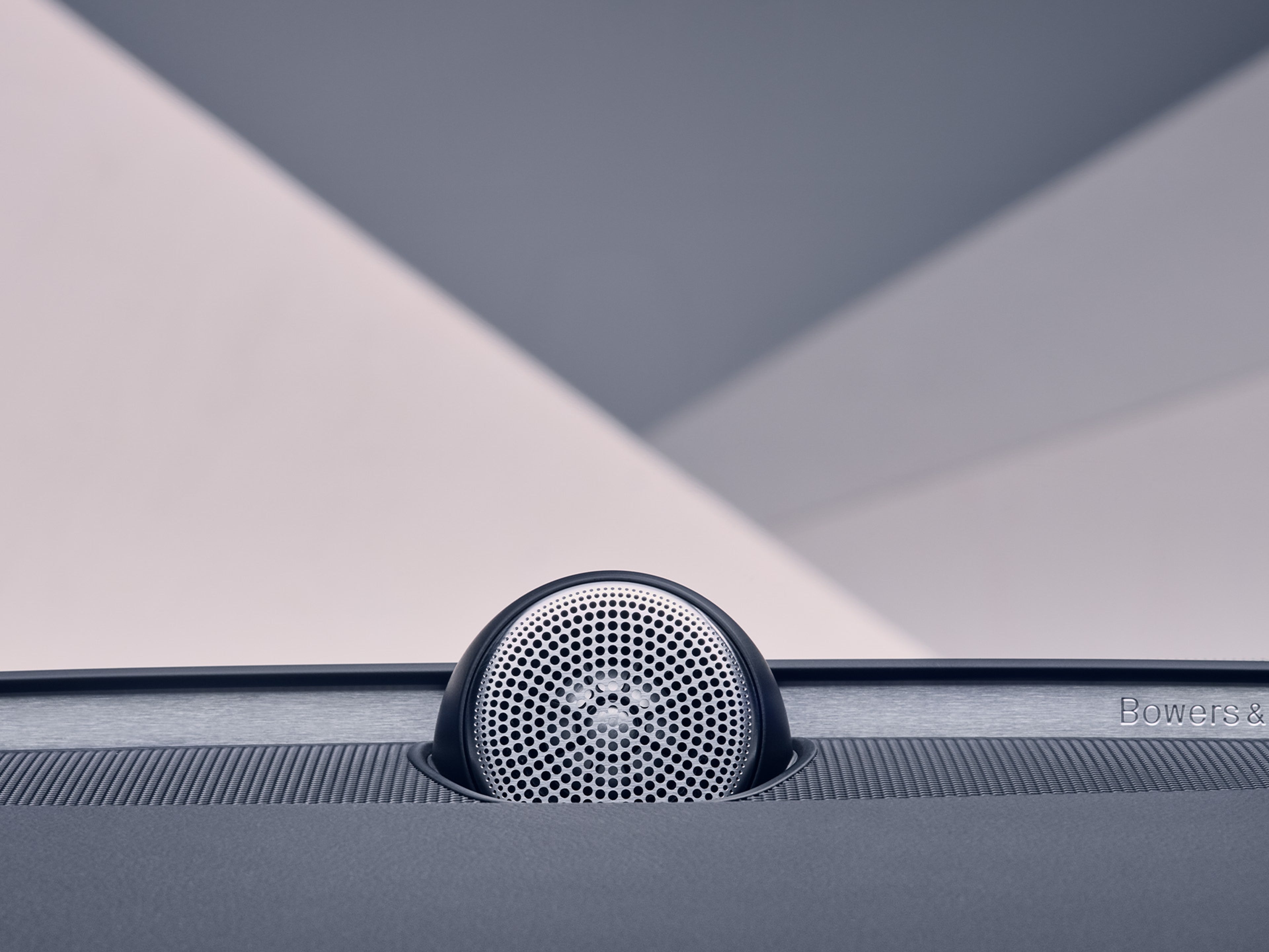 Bowers & Wilkins speakers inside a Volvo XC90 plug-in hybrid.