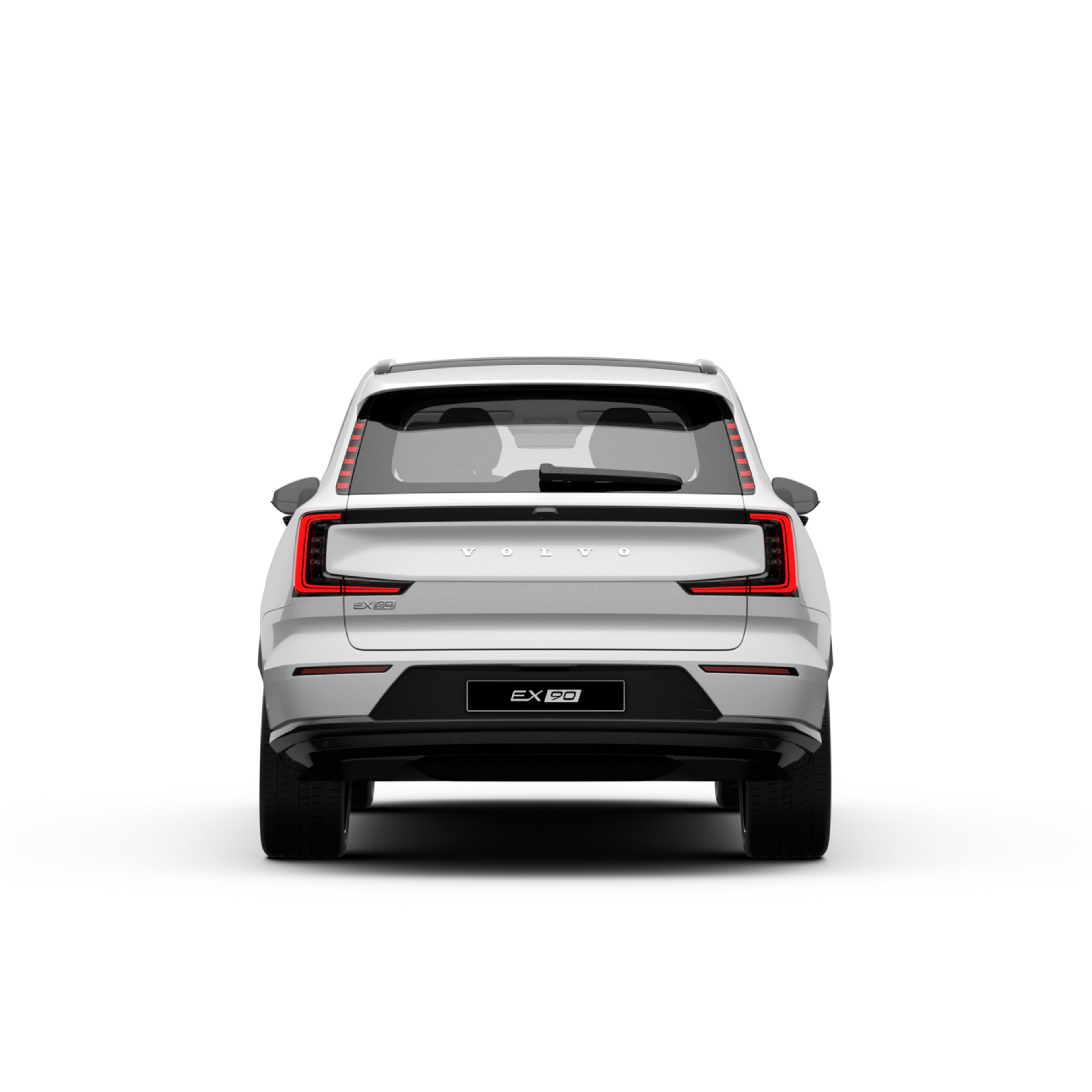 Crystal White Volvo EX90 side exterior