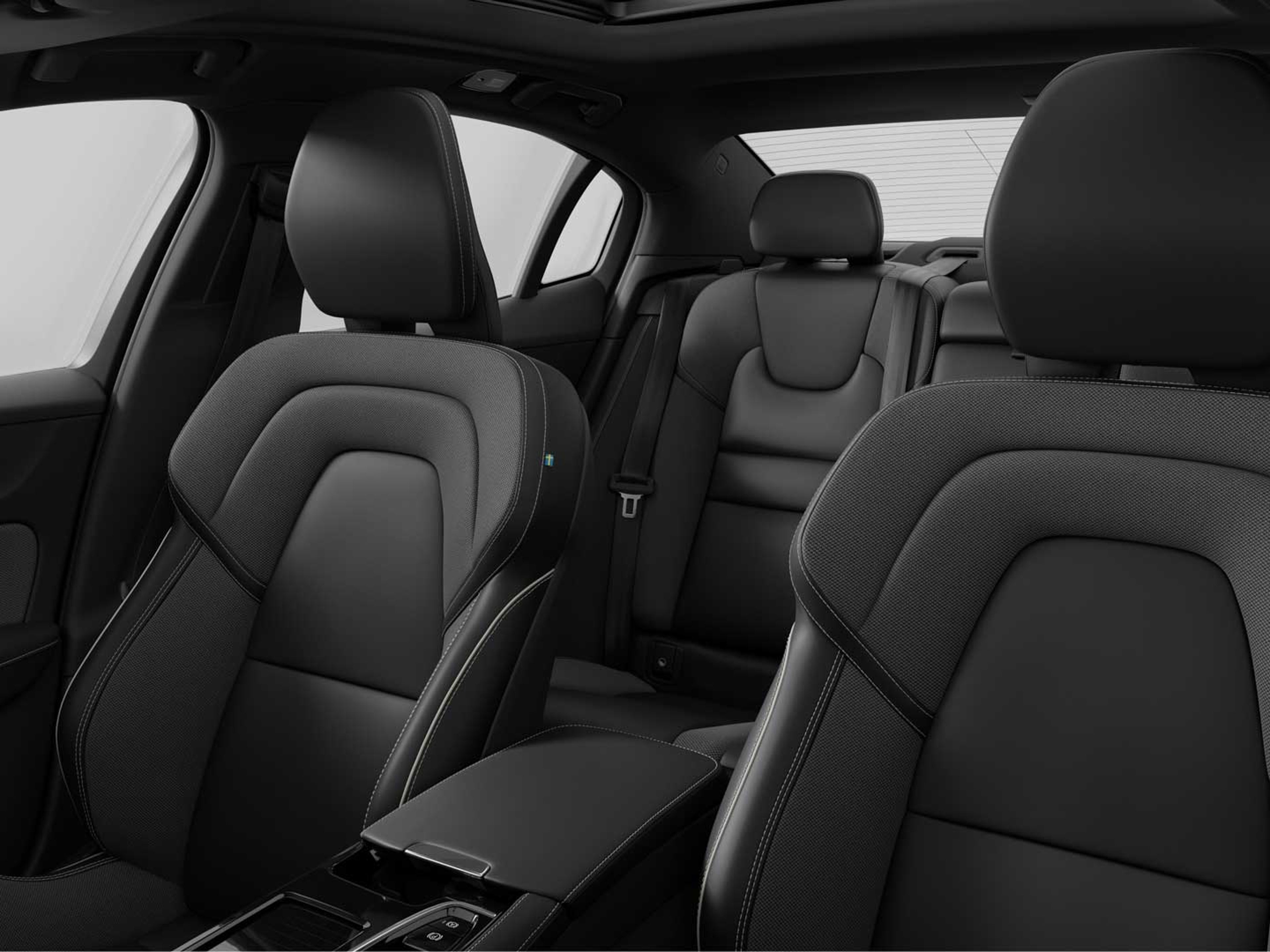 Cabin interior of Volvo S60 plug-in hybrid.