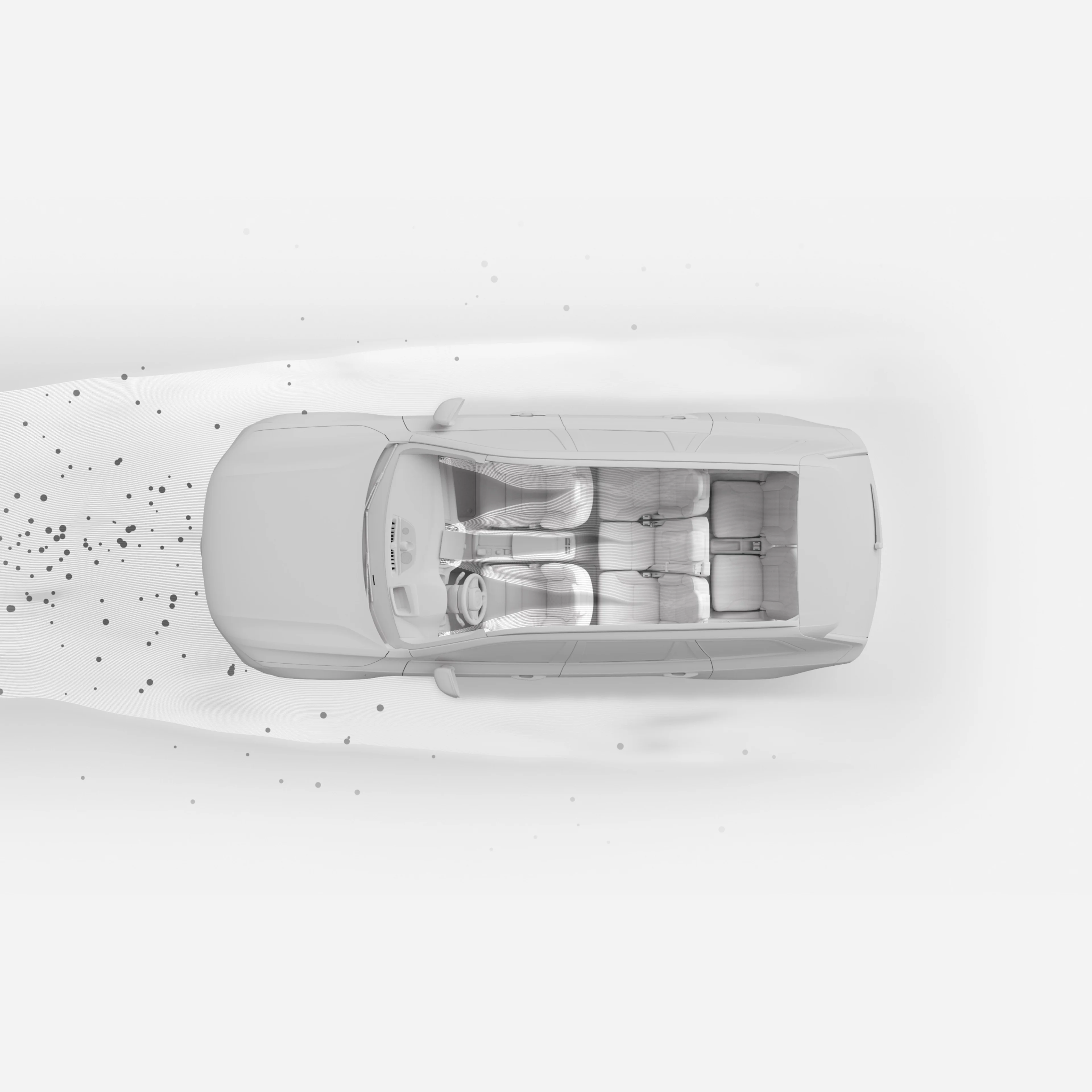 Усъвършенстваният пречиствател на въздуха в плъгин хибрида Volvo XC90 помага на Вас и Вашите пътници да се наслаждавате на по-добро и по-здравословно качество на въздуха.