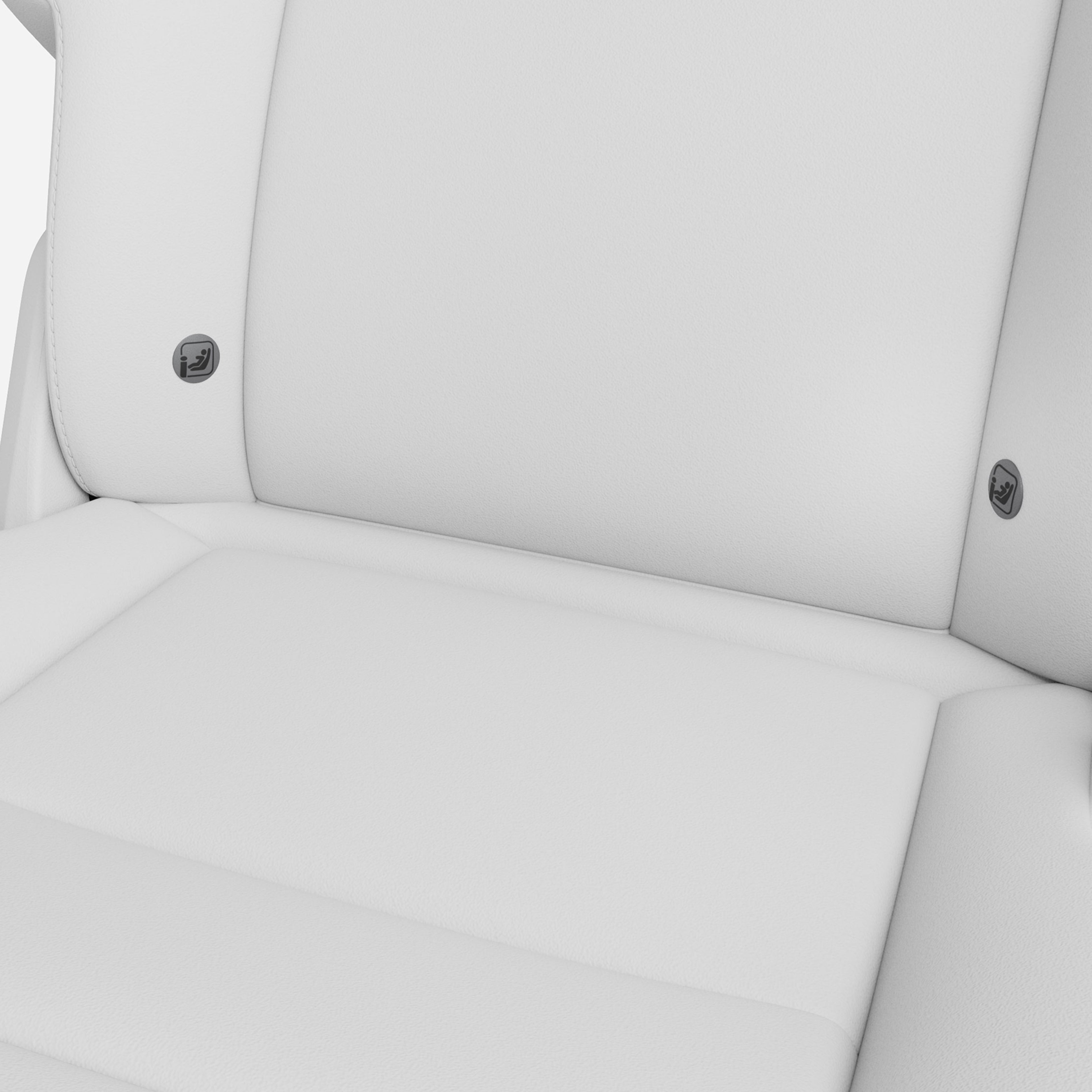 Child locks and seats in the Volvo EX90.