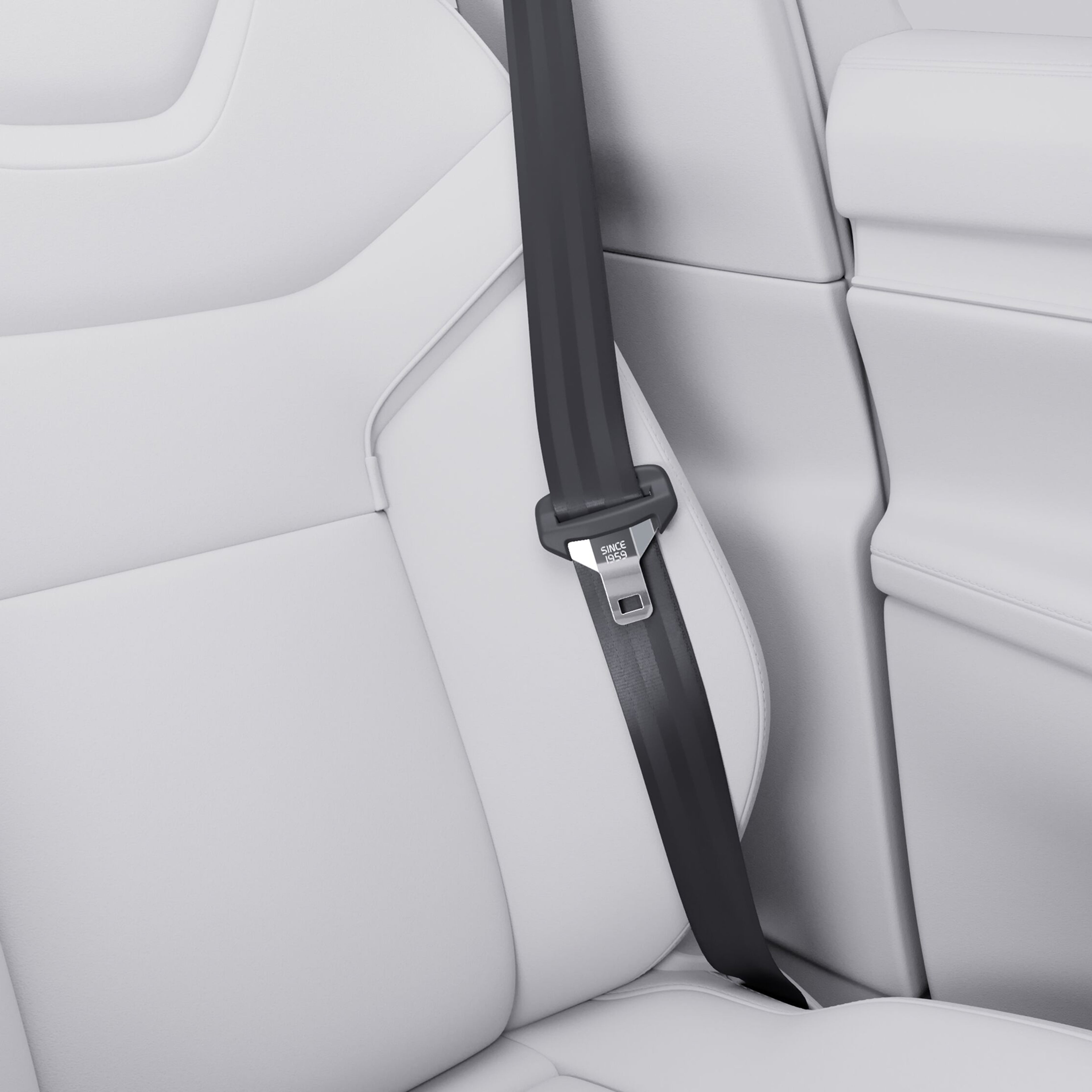 Display screen in a Volvo EX90 demonstrating the ‘Protective Safety’ feature.