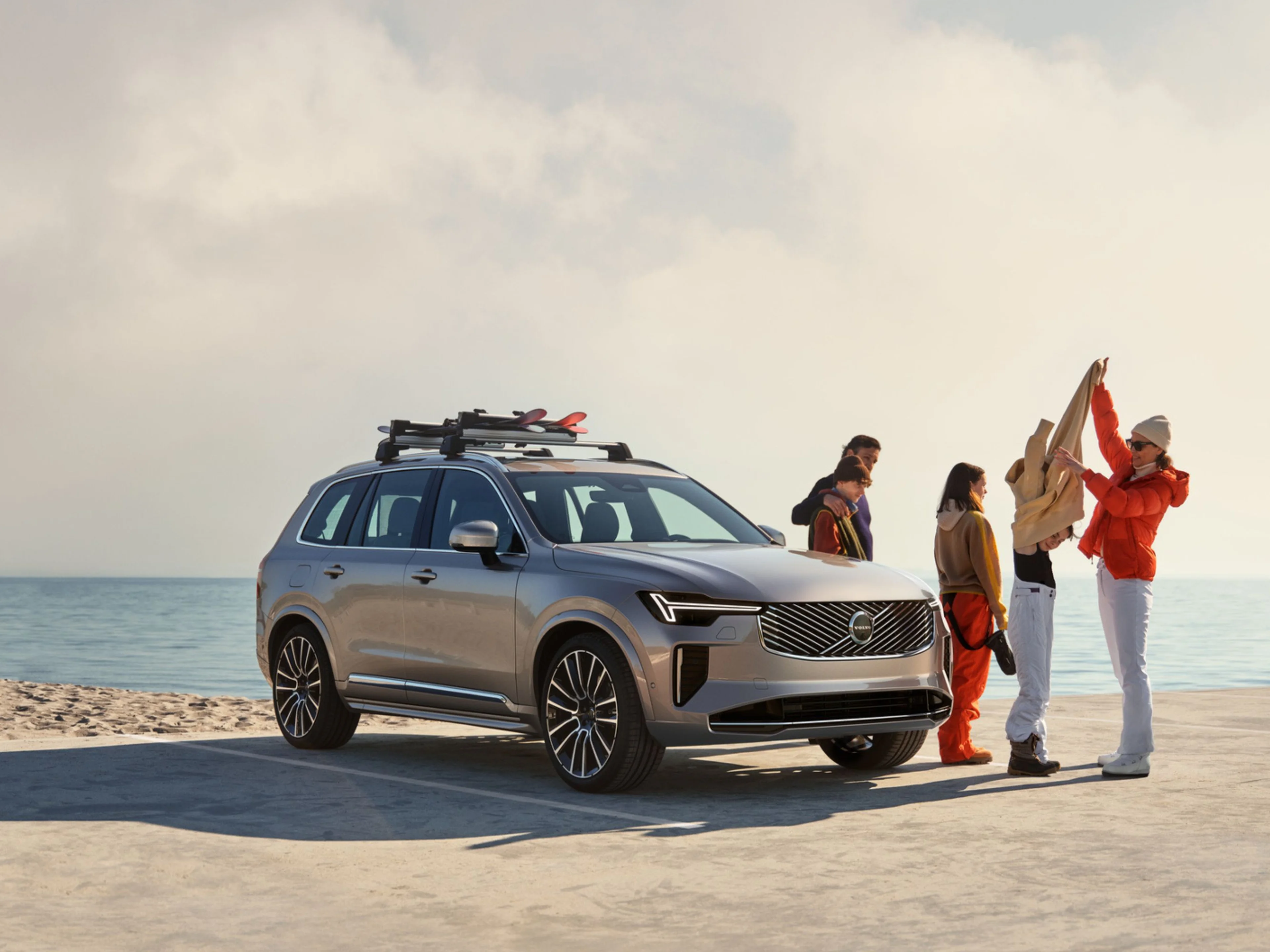 XC90 hybride rechargaable vu de dessus