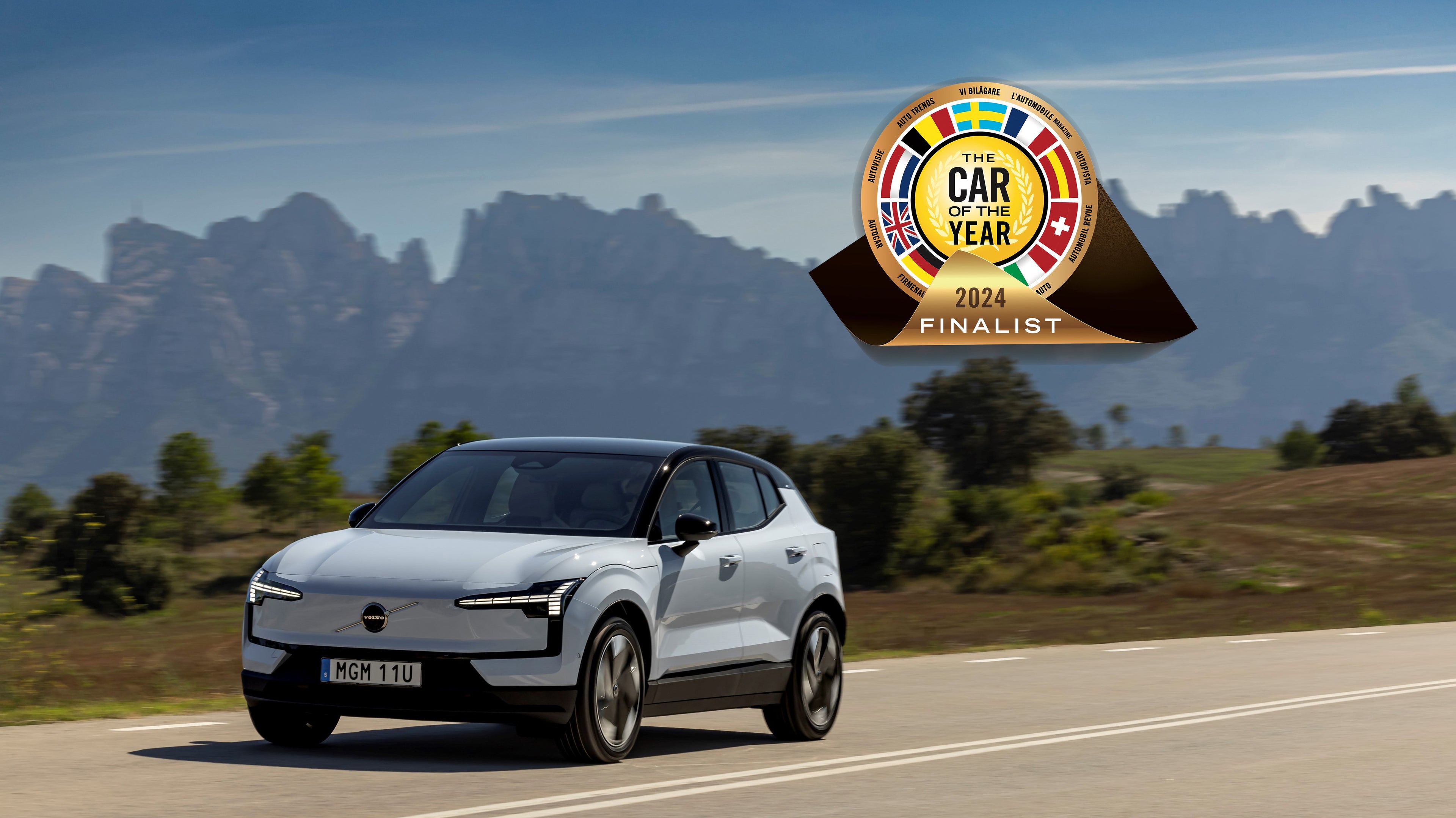 Volvo EX30 op de shortlist voor European Car of the Year 2024