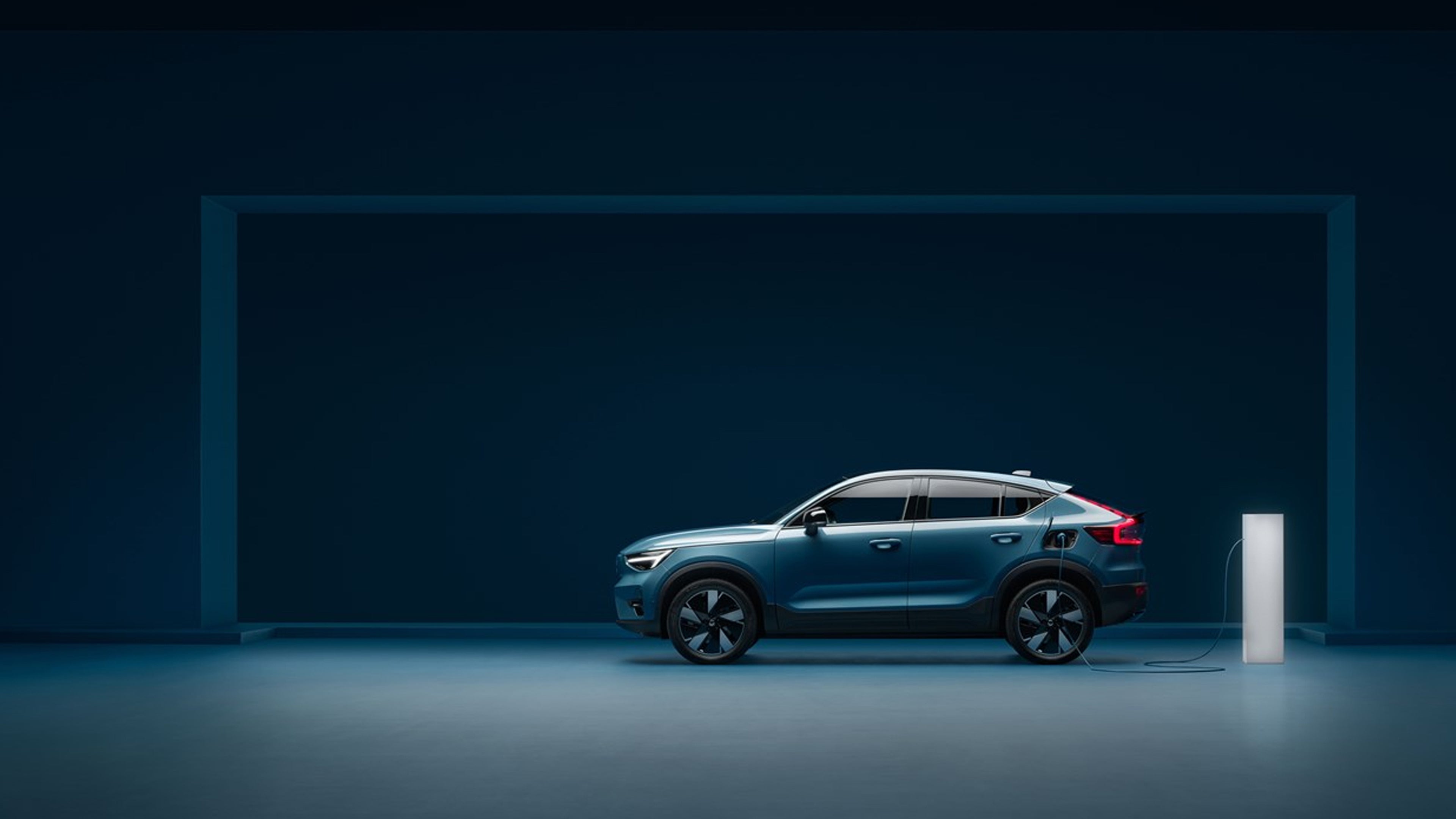 Rein elektrischer Volvo C40 Recharge an der Ghent-Produktionslinie.