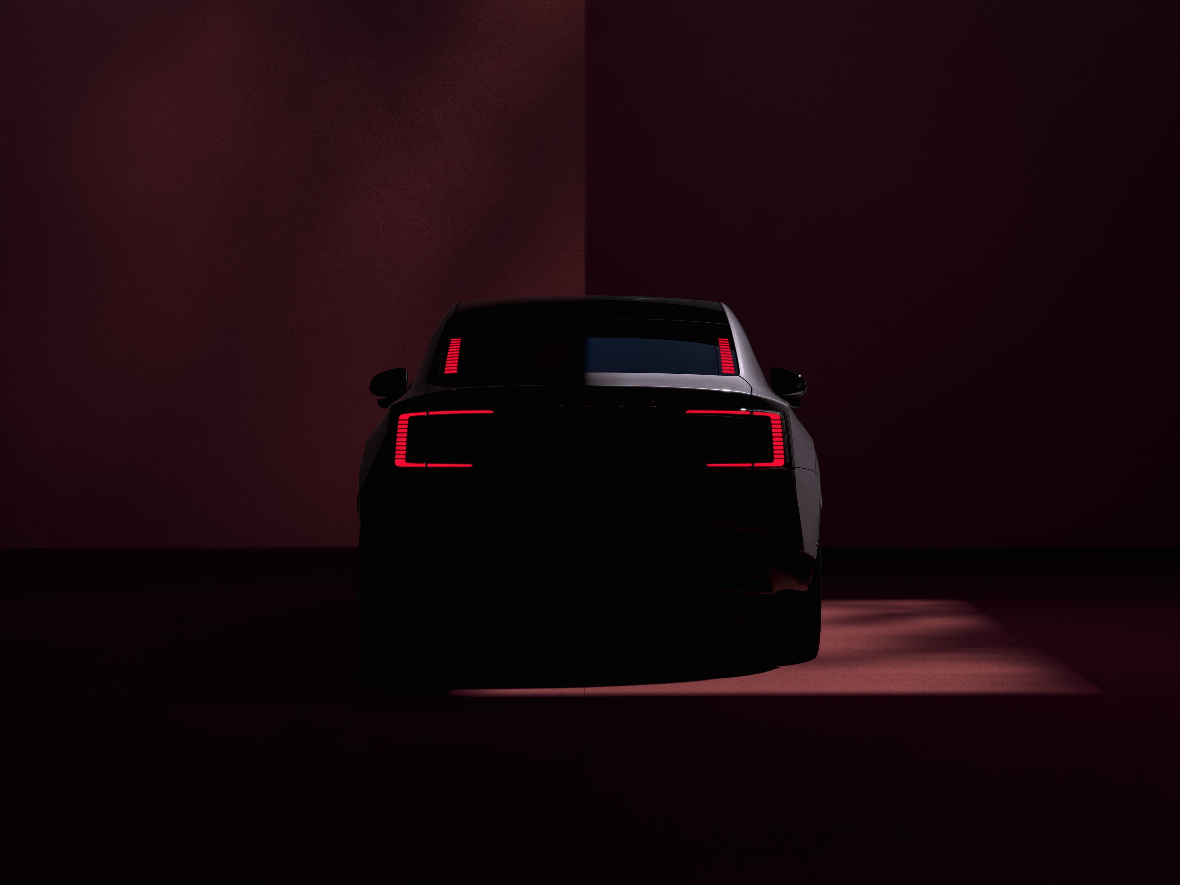 A glimpse of the ES90 sleek rear design.