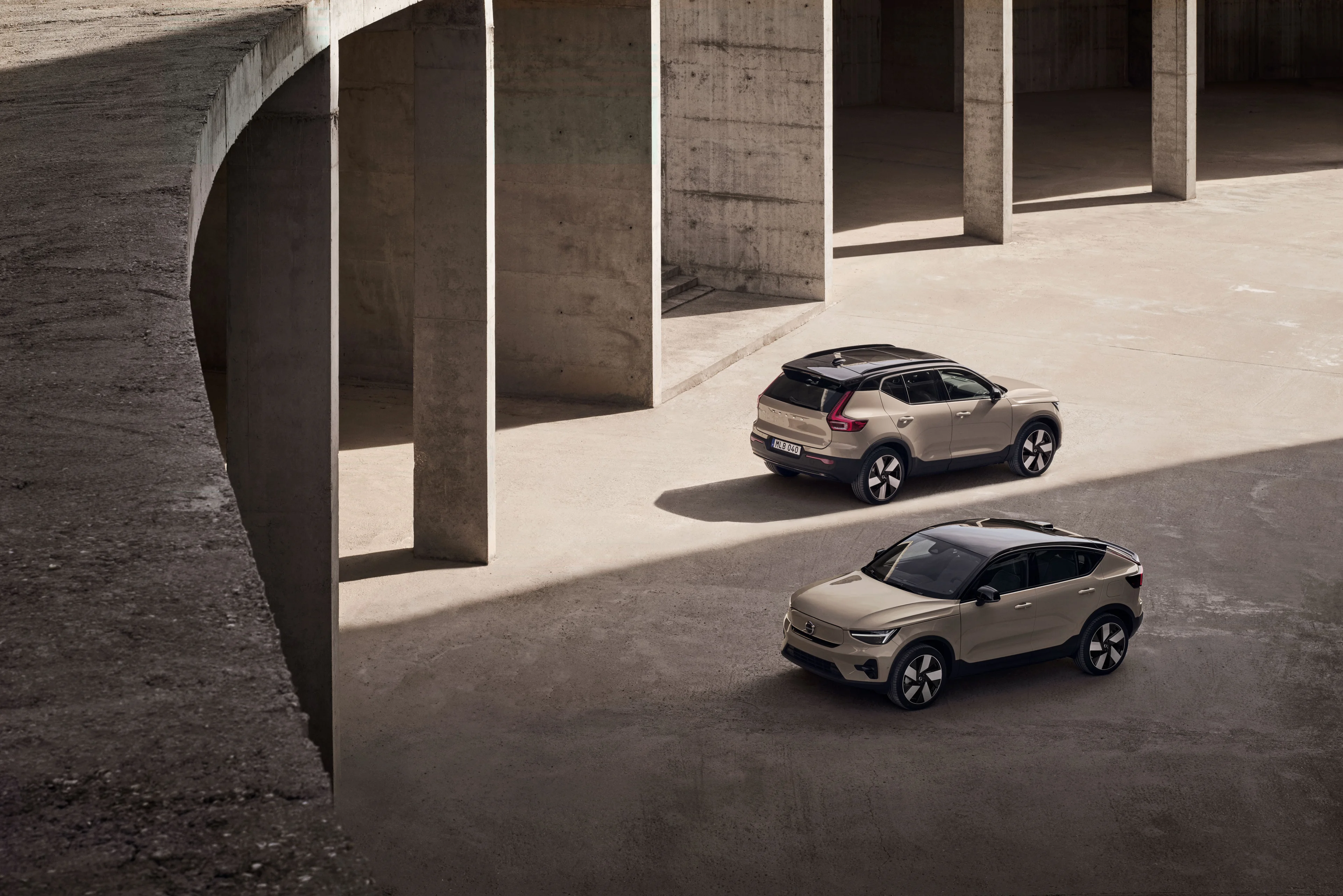 Die Volvo EX40 und EC40 Modelle.