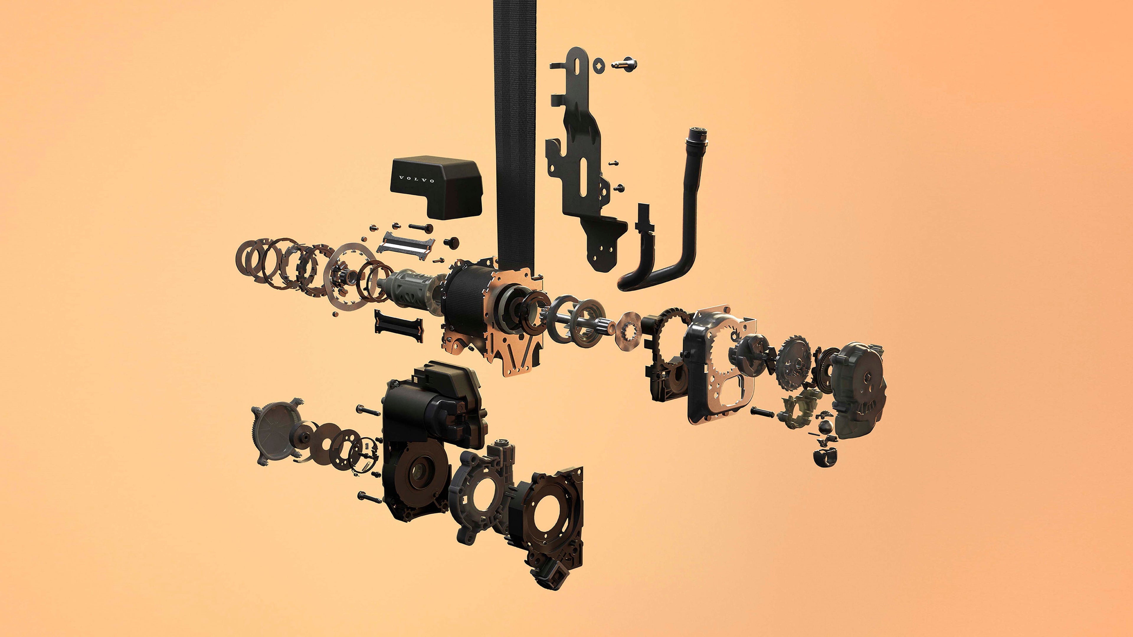 Cinturón de seguridad multiadaptativo por piezas