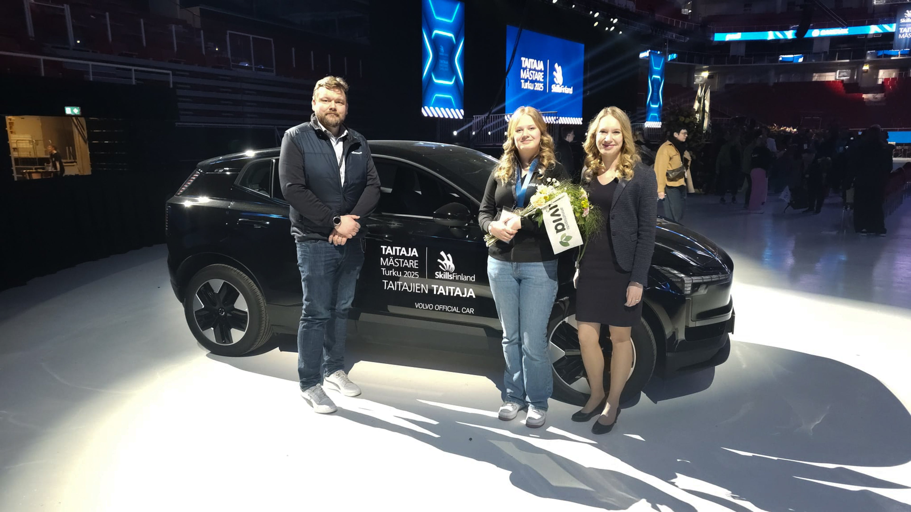 Taitajien Taitajaksi valittiin Ammattiopisto Liviassa opiskeleva Karoliina Koskinen, joka kilpaili eläintenhoitolajissa.