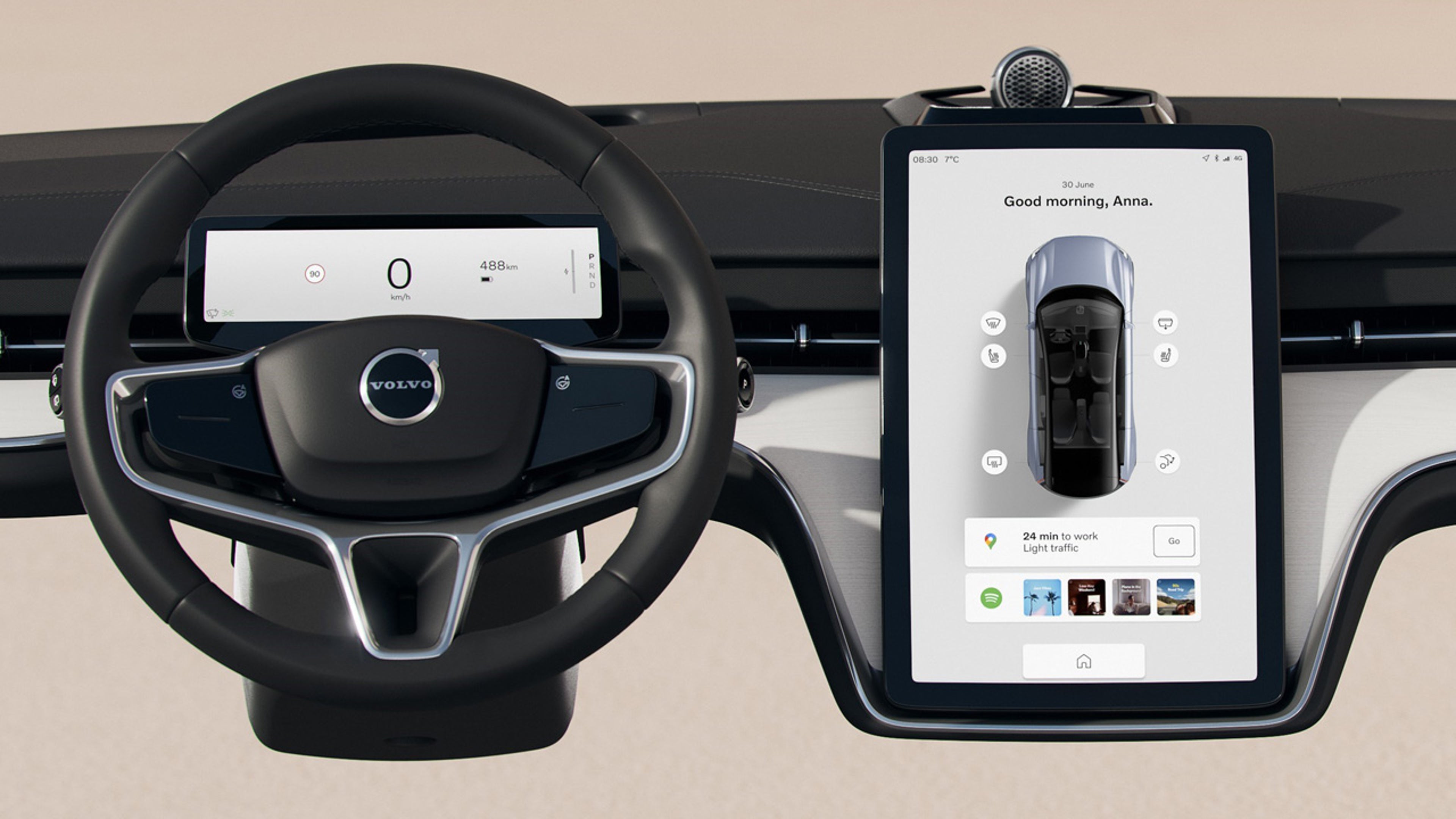 Volvo EX90 vám poskytne informace v pravý čas