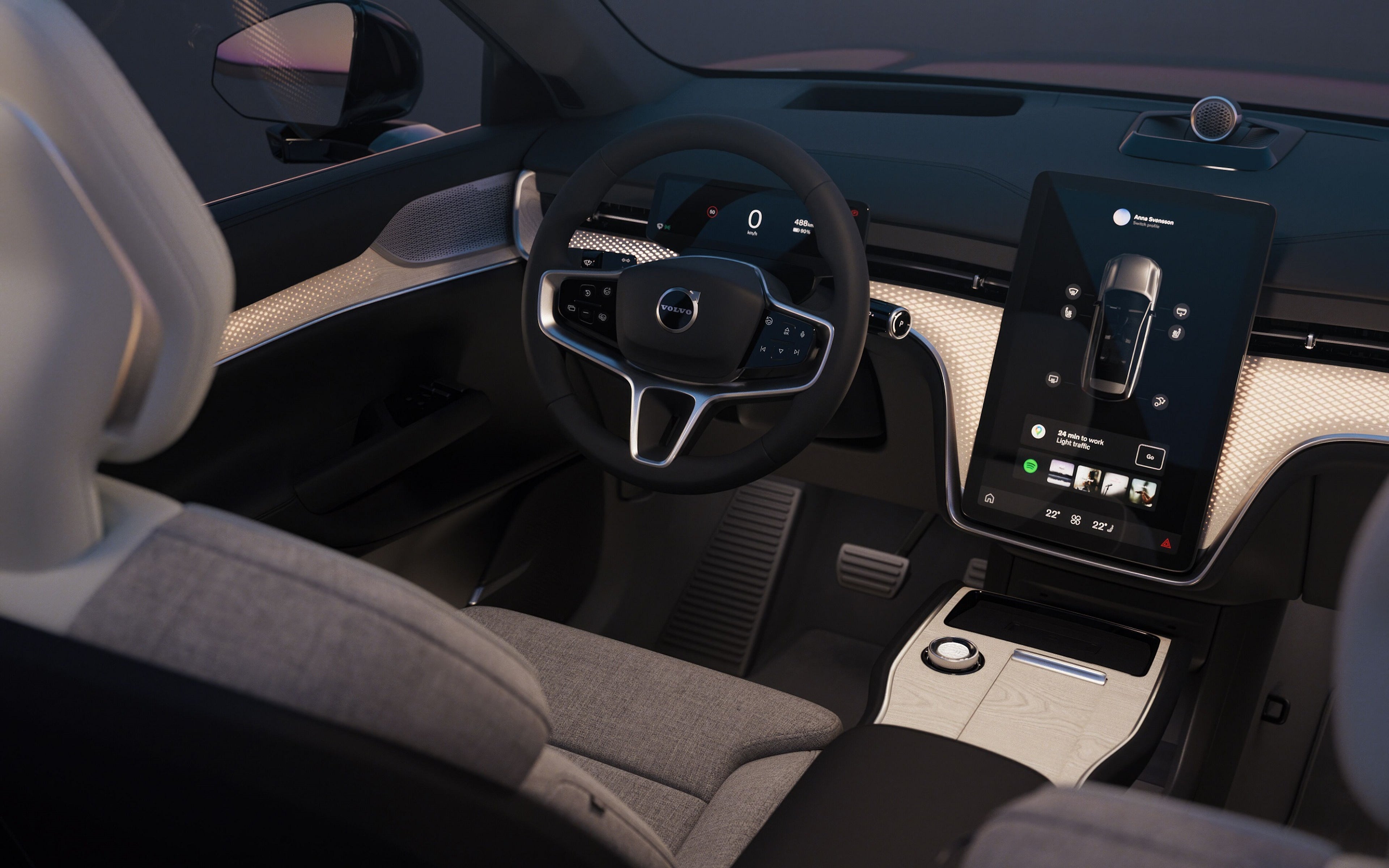 Intérieur du Volvo EX90