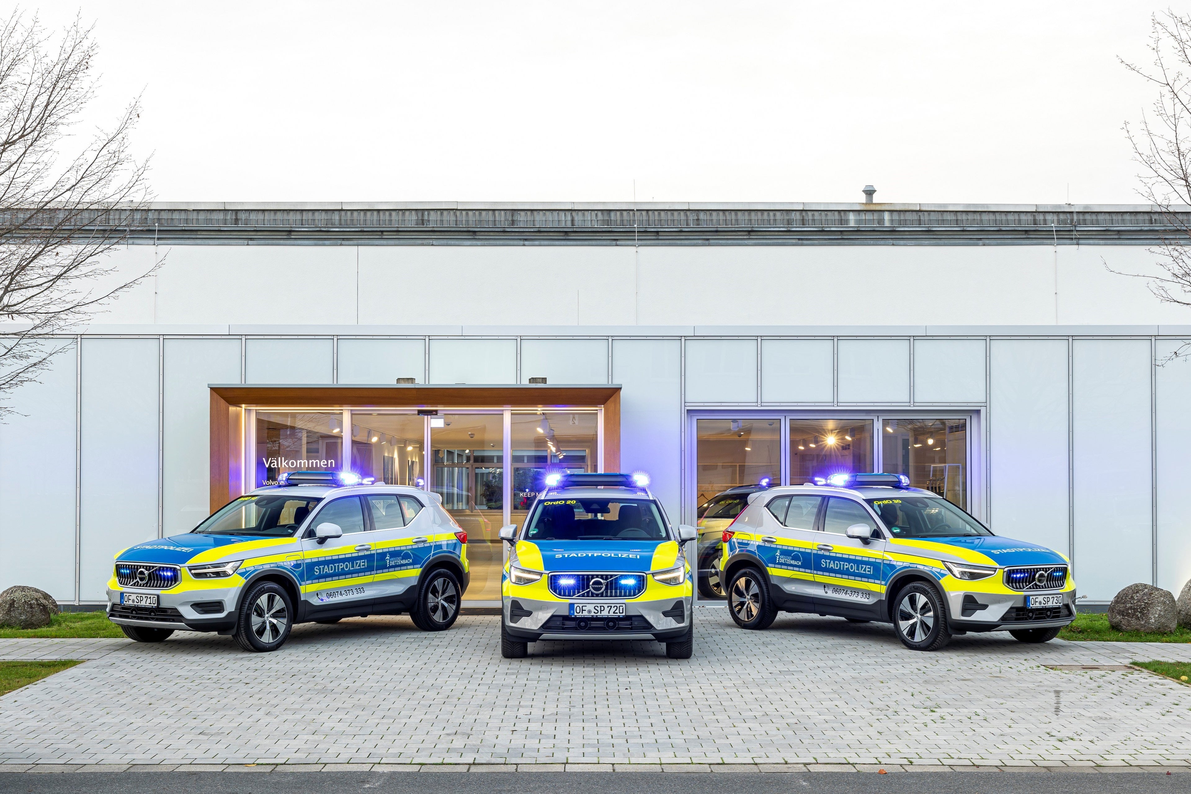 Einsatzfahrzeuge der Stadtpolizei Dietzenbach