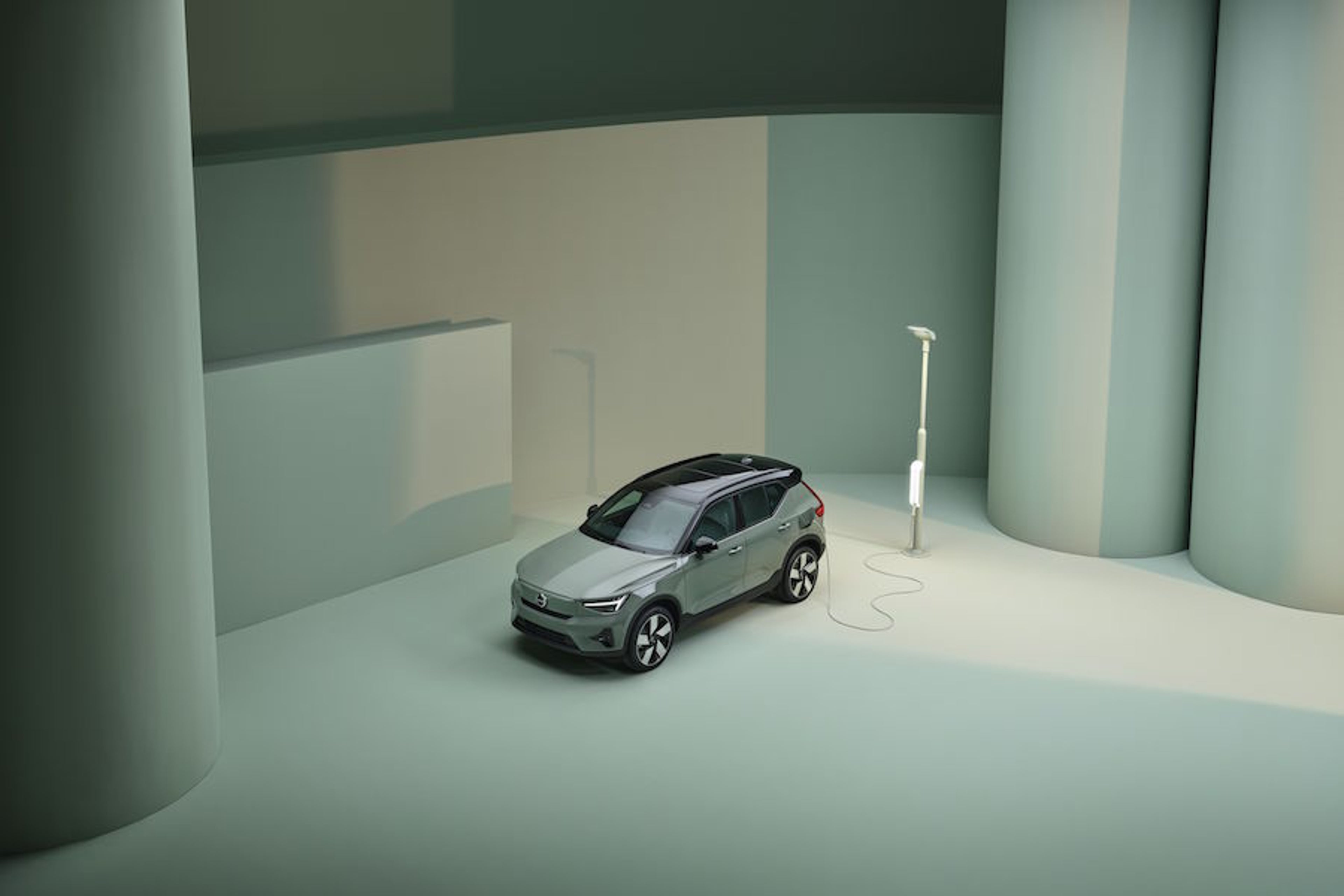 Volvo XC40 Recharge Sage Green