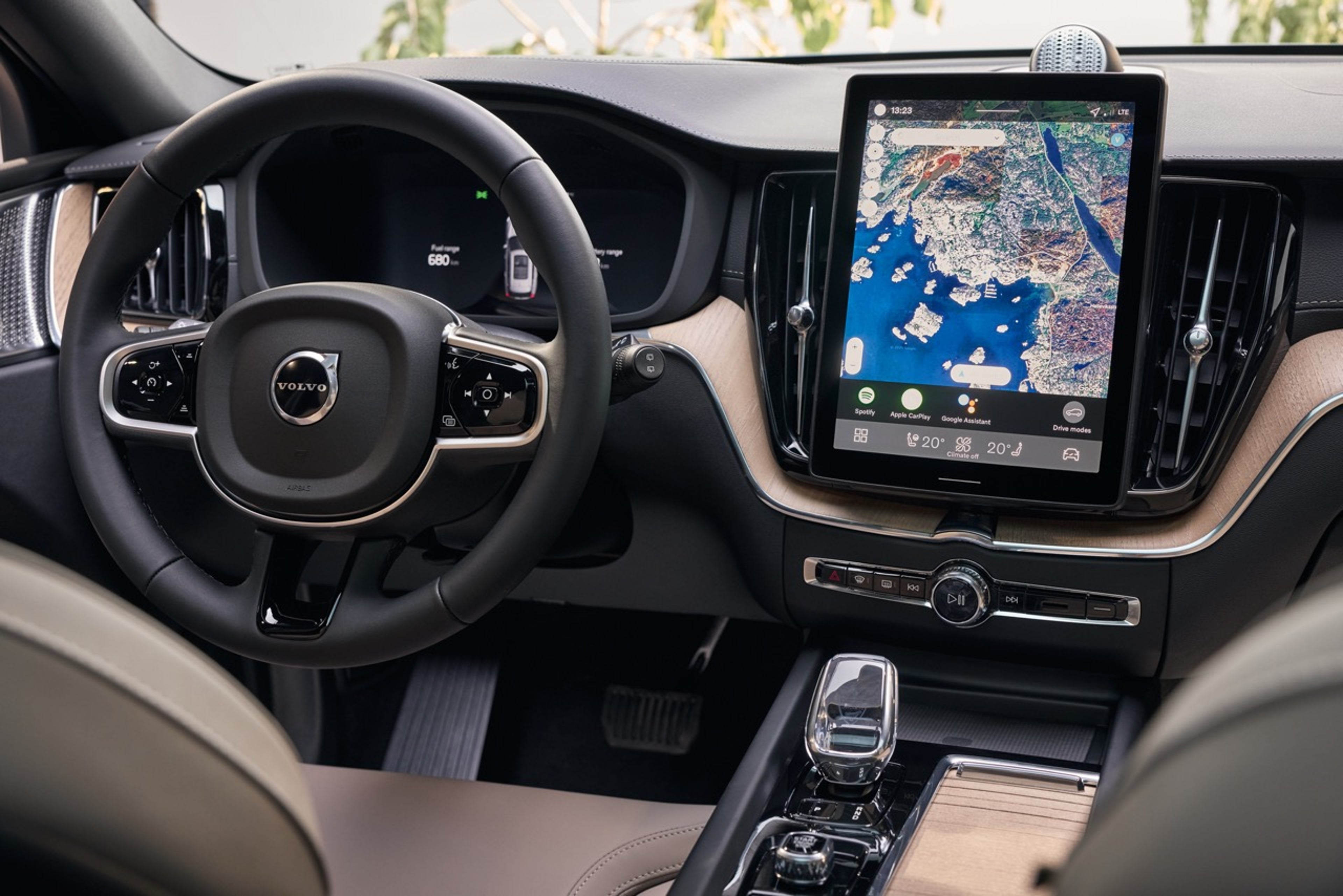 תא הנוסעים של מכונית Volvo XC60
