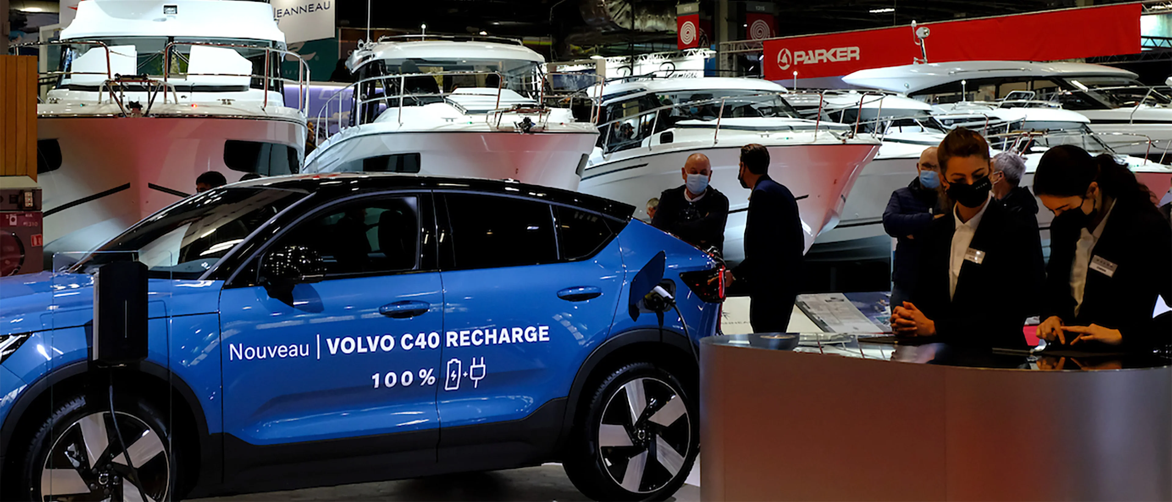 XC40 au Salon Nautique de Paris