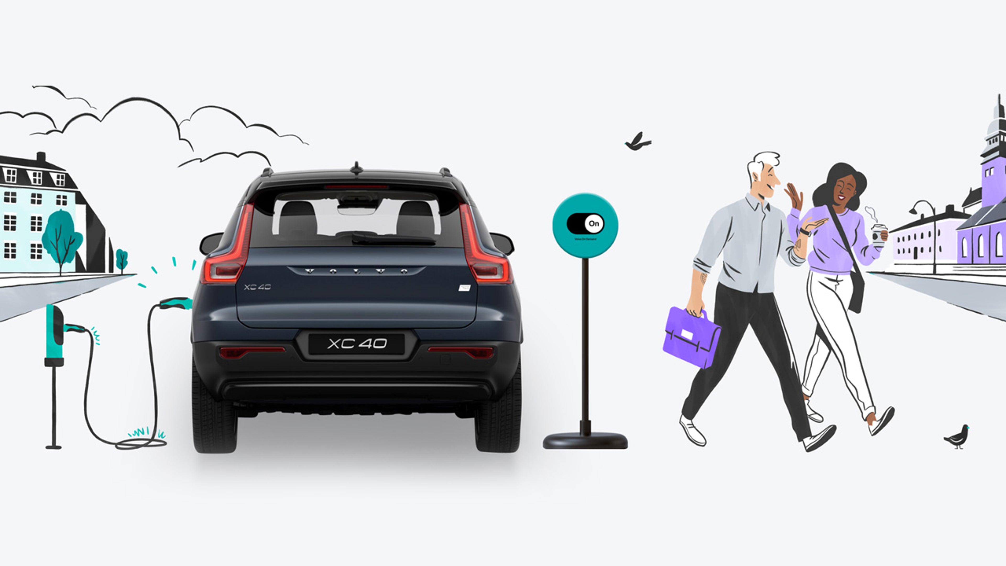 Služby sdílené mobility Volvo On Demand