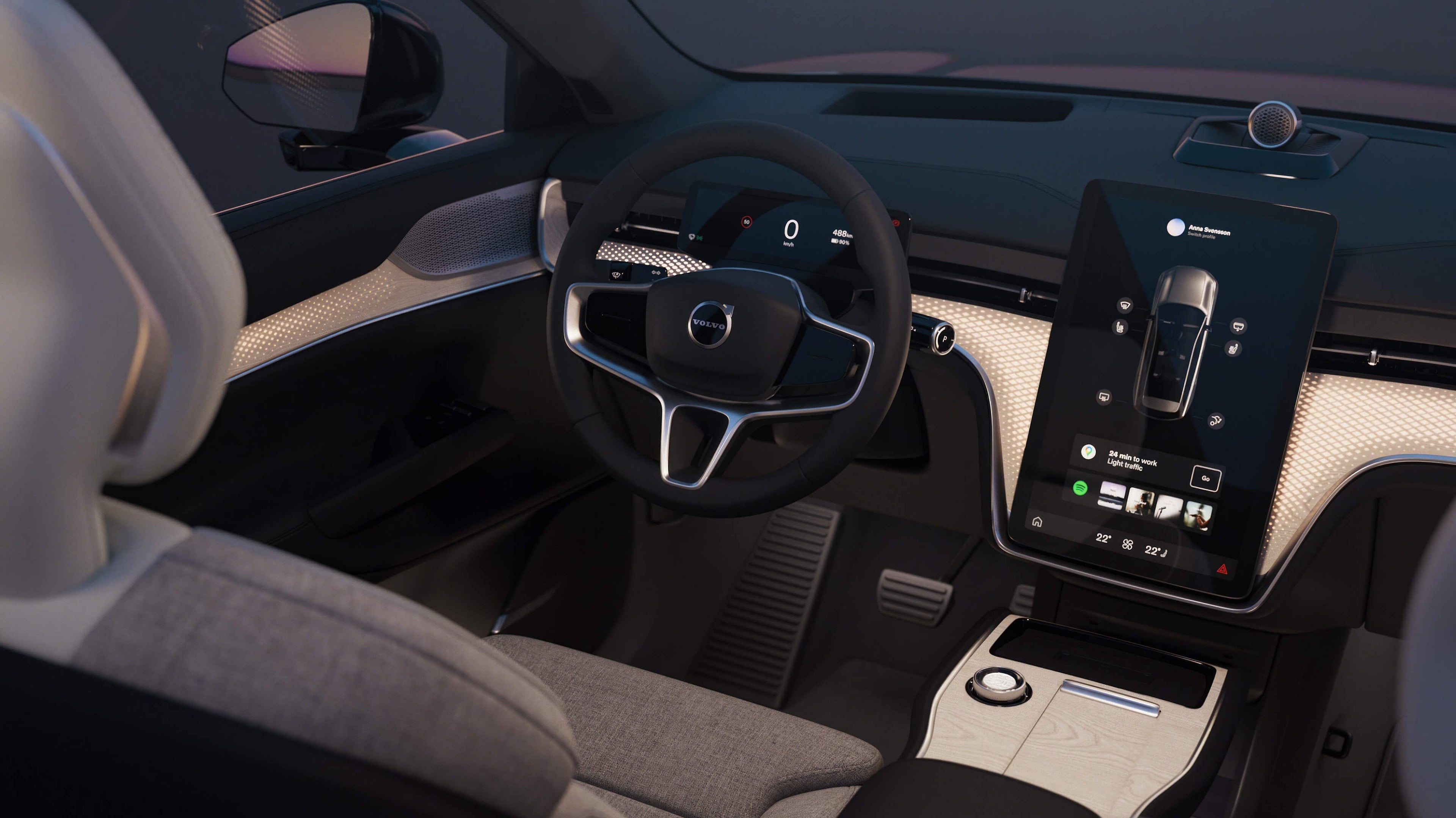 Volvo EX90 mit SunLike LED Innenbeleuchtung