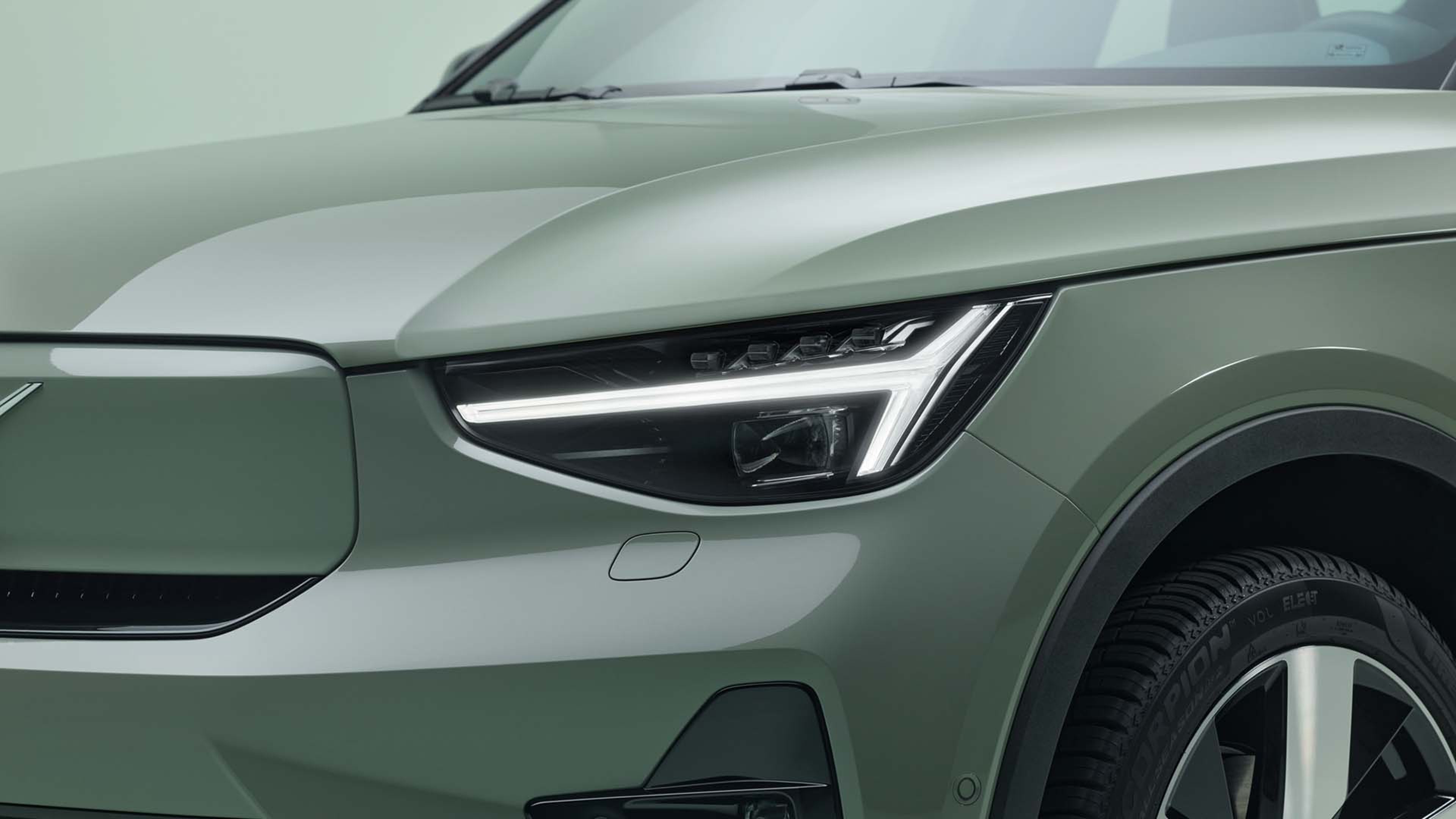 Volvo met LED-pixelverlichting